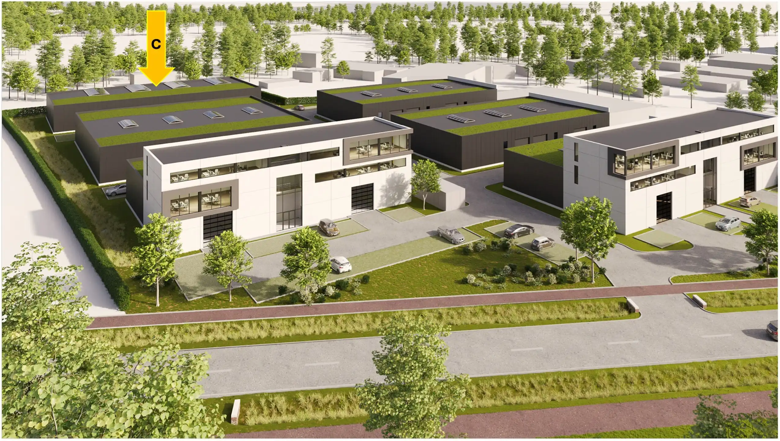 Nieuwbouw Te Huur 4 KMO-units te Kasterlee-Lichtaart foto {{pictureIndex}}