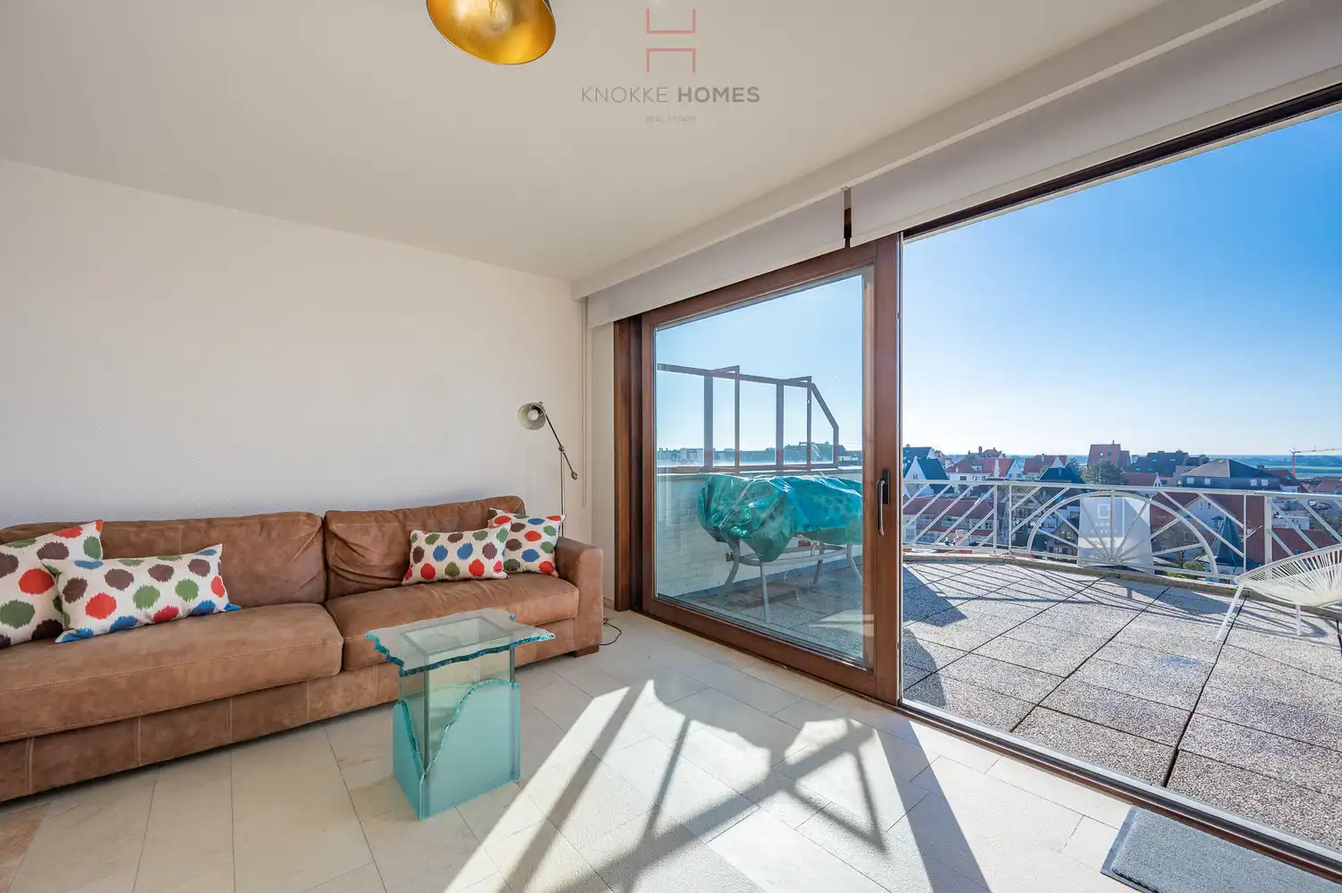 Duplexappartement met groot terras en open zicht over de minigolf en de villa's in Duinbergen foto 7