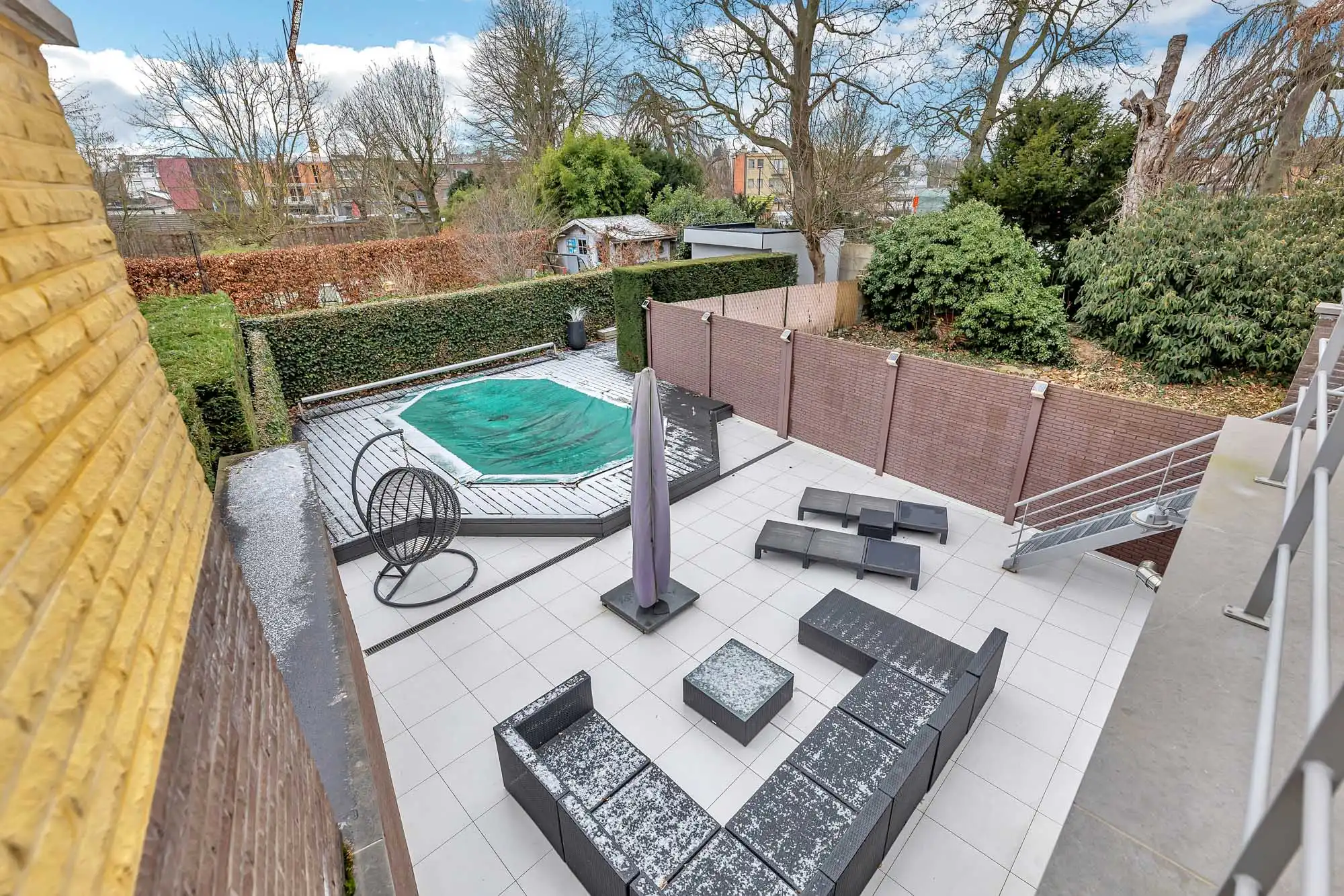 Woonst met 4 slpks en verwarmd zwembad in Erembodegem foto 9