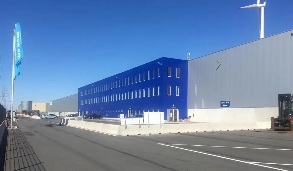 Kantoor met magazijn te huur in haven van Antwerpen linkeroever foto {{pictureIndex}}