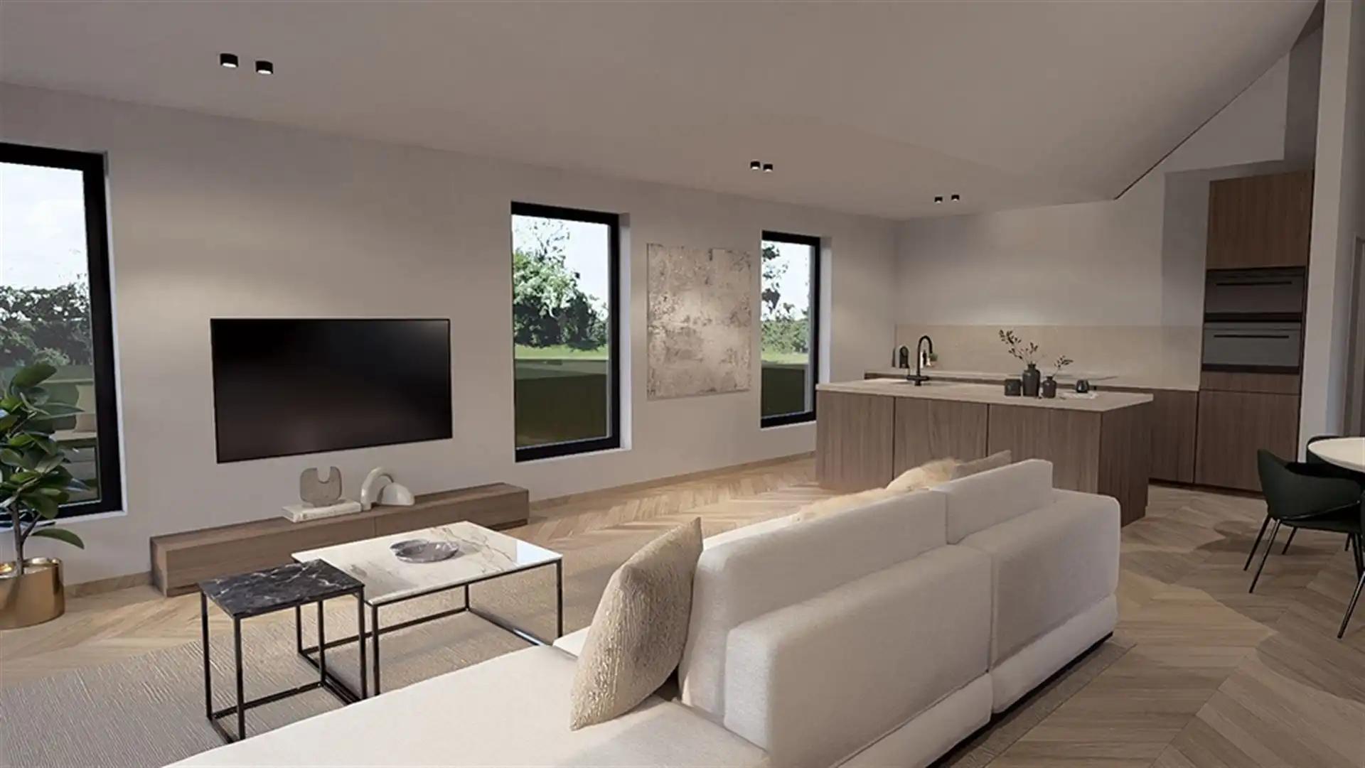 Uniek nieuwbouwapp. ±155 m² 1ste verdiep met 2 terrassen foto 3