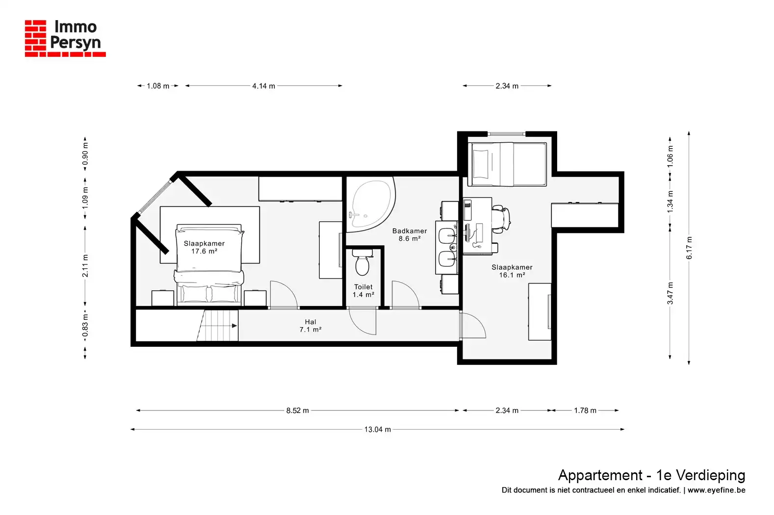 Instapklaar duplexappartement met 2 slpks en staanplaats te Diest foto 25