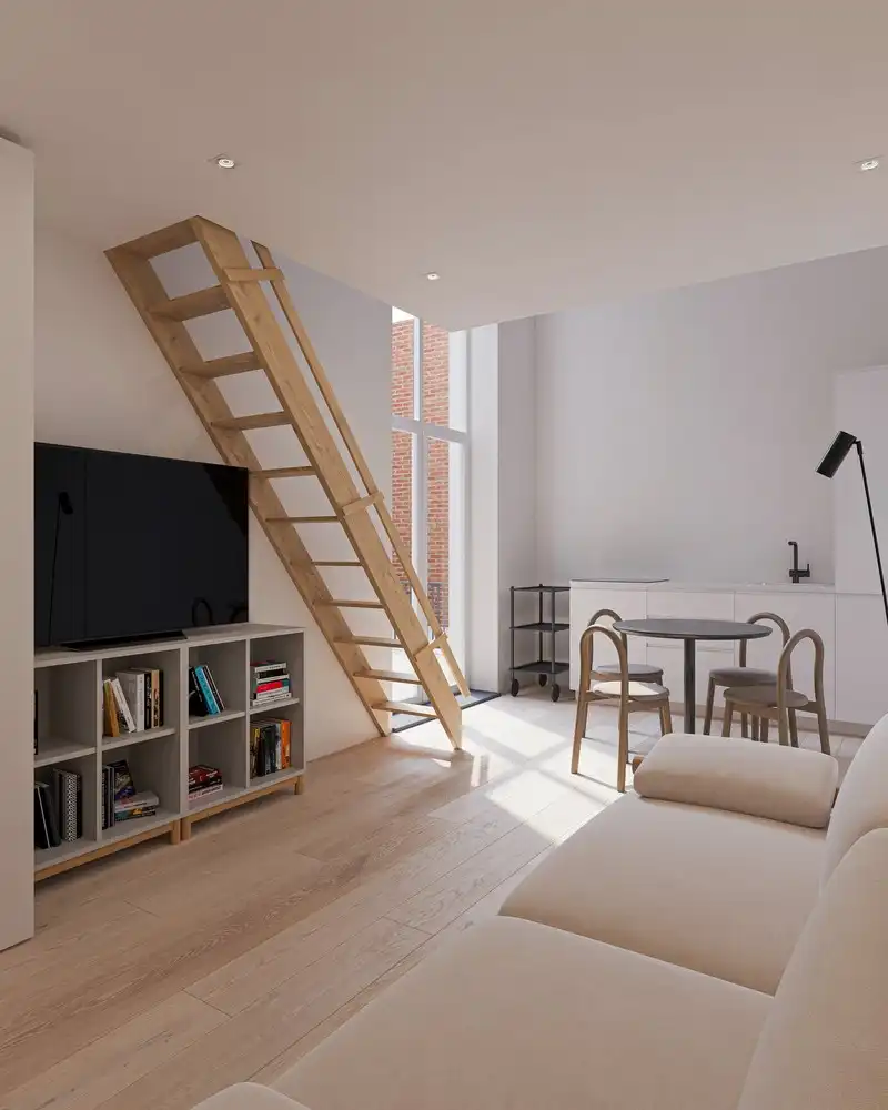 Nieuwe gemeubelde studio's met een EPC A-label op een toplocatie te centrum Leuven! foto 5