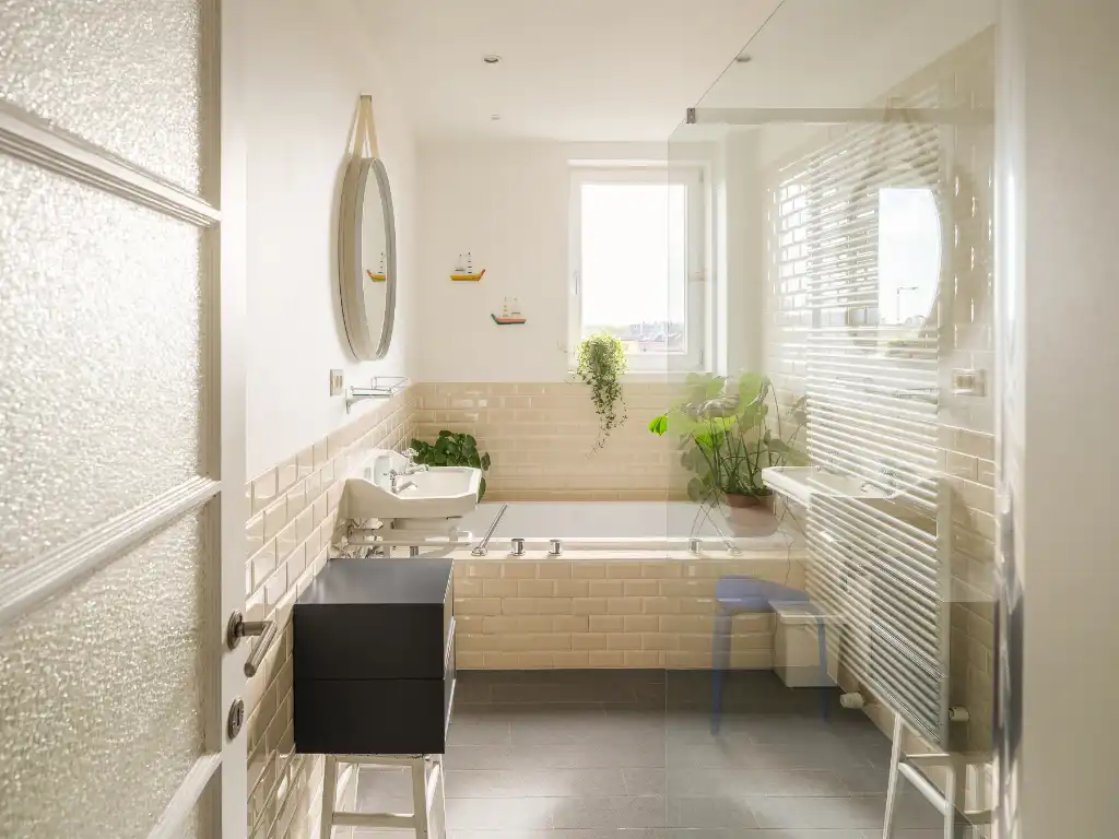 Architecturaal 3 slpk-appartement met prachtig zicht nabij het station Gent-Sint-Pieters foto 12