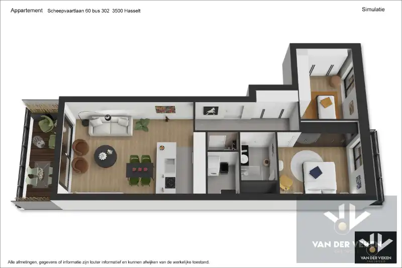 Luxueus afgewerkt 2-slpkapp Zuidzicht IV foto 19
