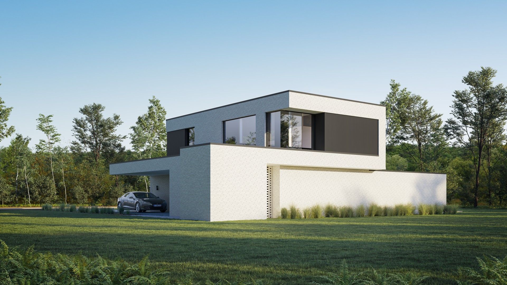 Moderne nieuwbouwwoning in rustige groene omgeving foto 3