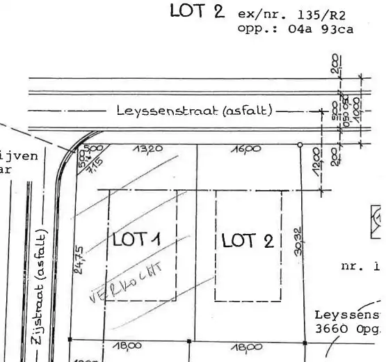 Grond te koop Leyssenstraat 24 - +/- - 3660 Oudsbergen