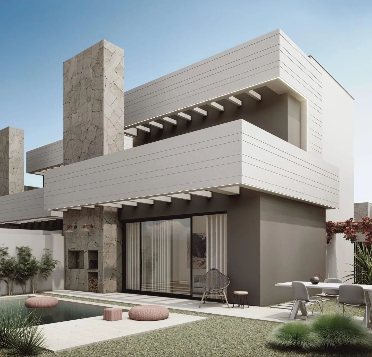 Luxe leven aan de kust: ontdek deze eigentijdse villa's in San Juan de los Terreros foto {{pictureIndex}}