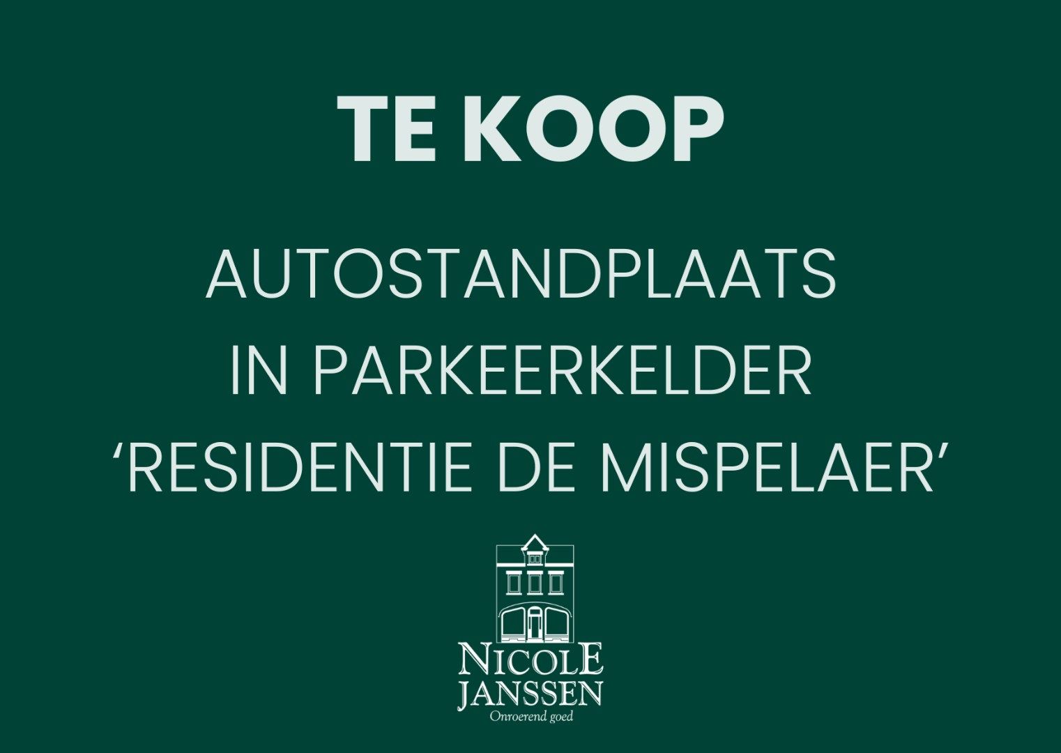 Parkeerplaats te koop Koninginnelaan 48 - - 3630 Maasmechelen