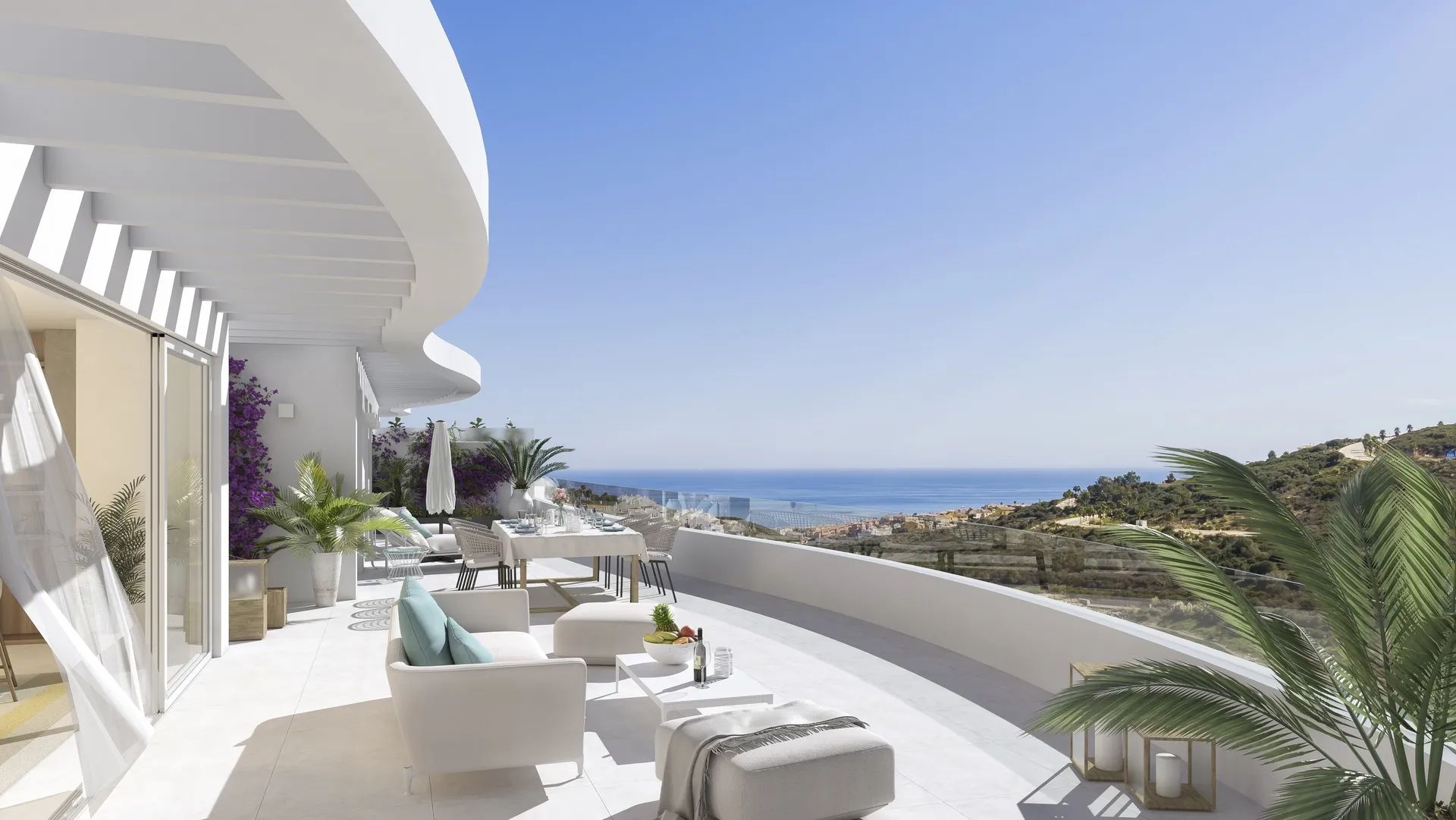 Elegante appartementen in een groene oase aan de Mediterrane kust foto {{pictureIndex}}