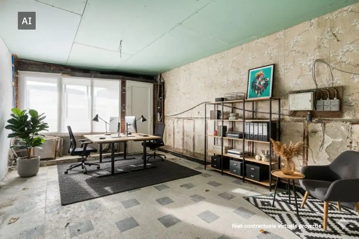 Huis met handelsgelijkvloers en atelier te koop in Adegem foto 17