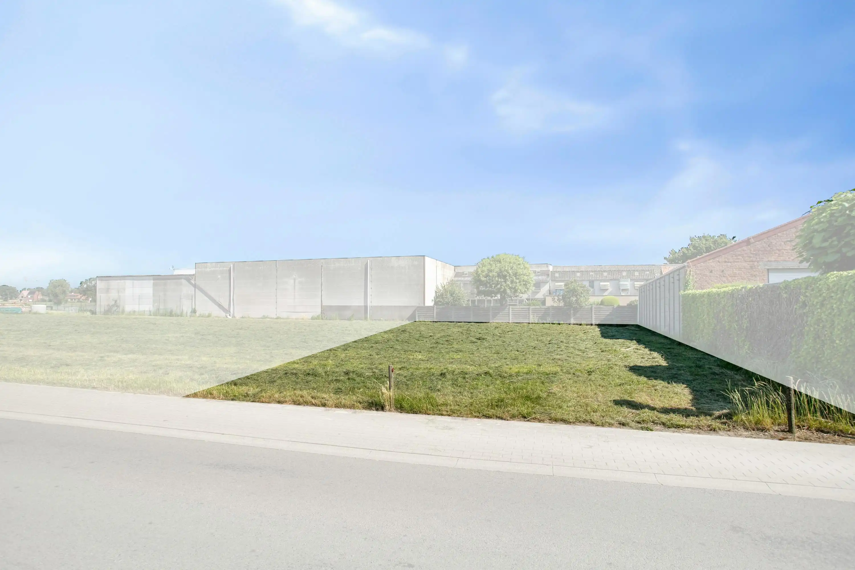 Perceel bouwgrond van 791m² voor open bebouwing in Izegem foto 6