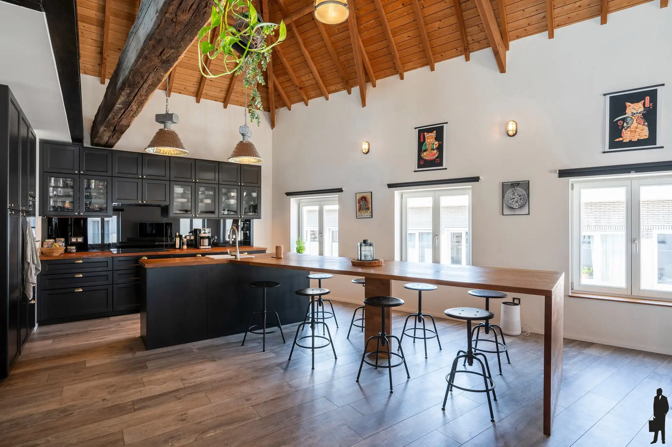 Prachtig appartement (155 m²) met 3 slaapkamers, bureau en terras in hartje Mechelen. foto 3
