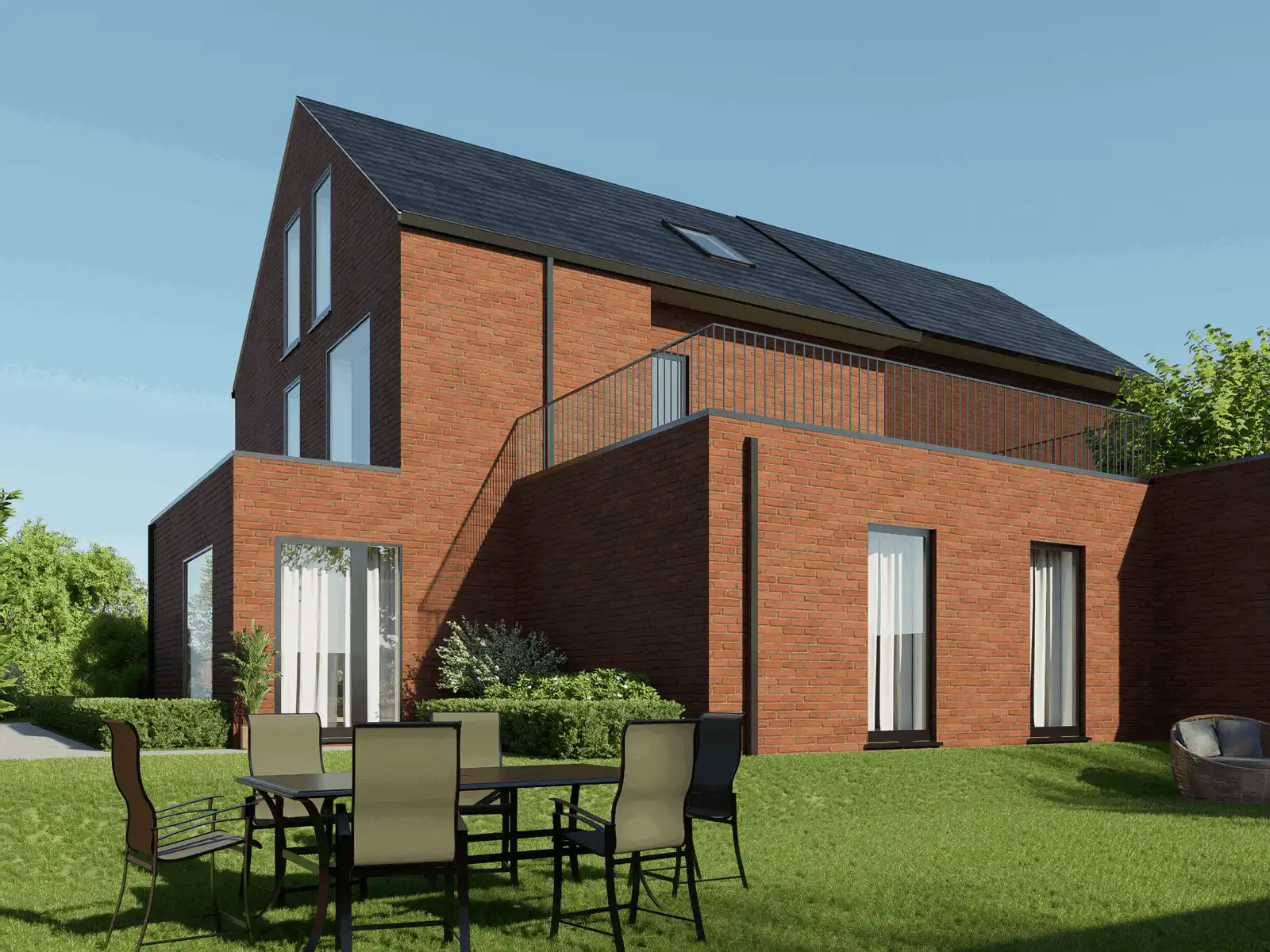 Gelijkvloers appartement met tuin - OPLEVERING 08/2026 foto {{pictureIndex}}