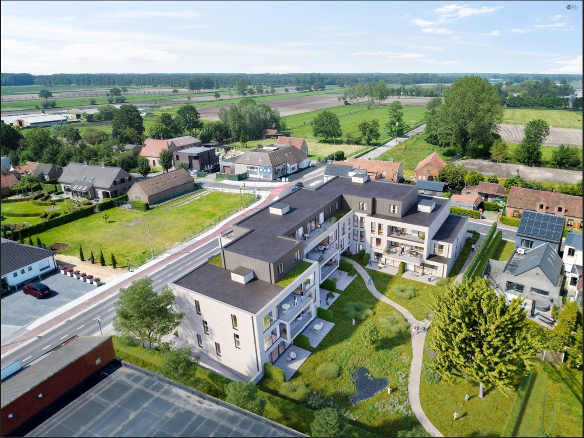 Ruim tweeslaapkamer appartement met fenomenaal zicht op de gemeenschappelijke tuin foto 3