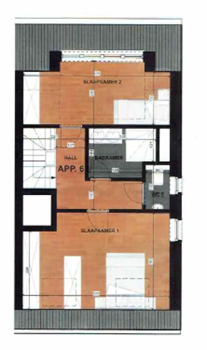 Centrum: duplex met 2 slkmrs, 2 terrassen, staanplaats foto 22
