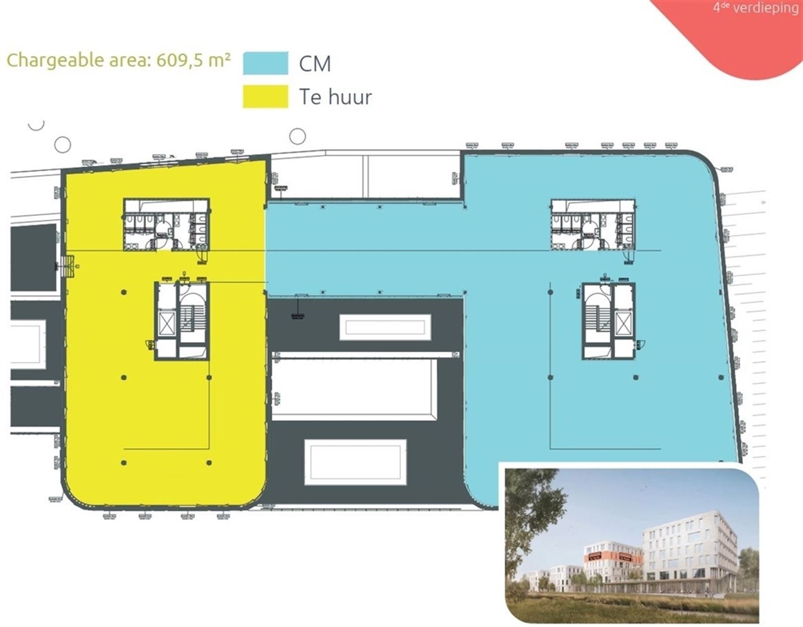 Kantoren te huur op CM nieuwbouw campus te Hasselt foto 33