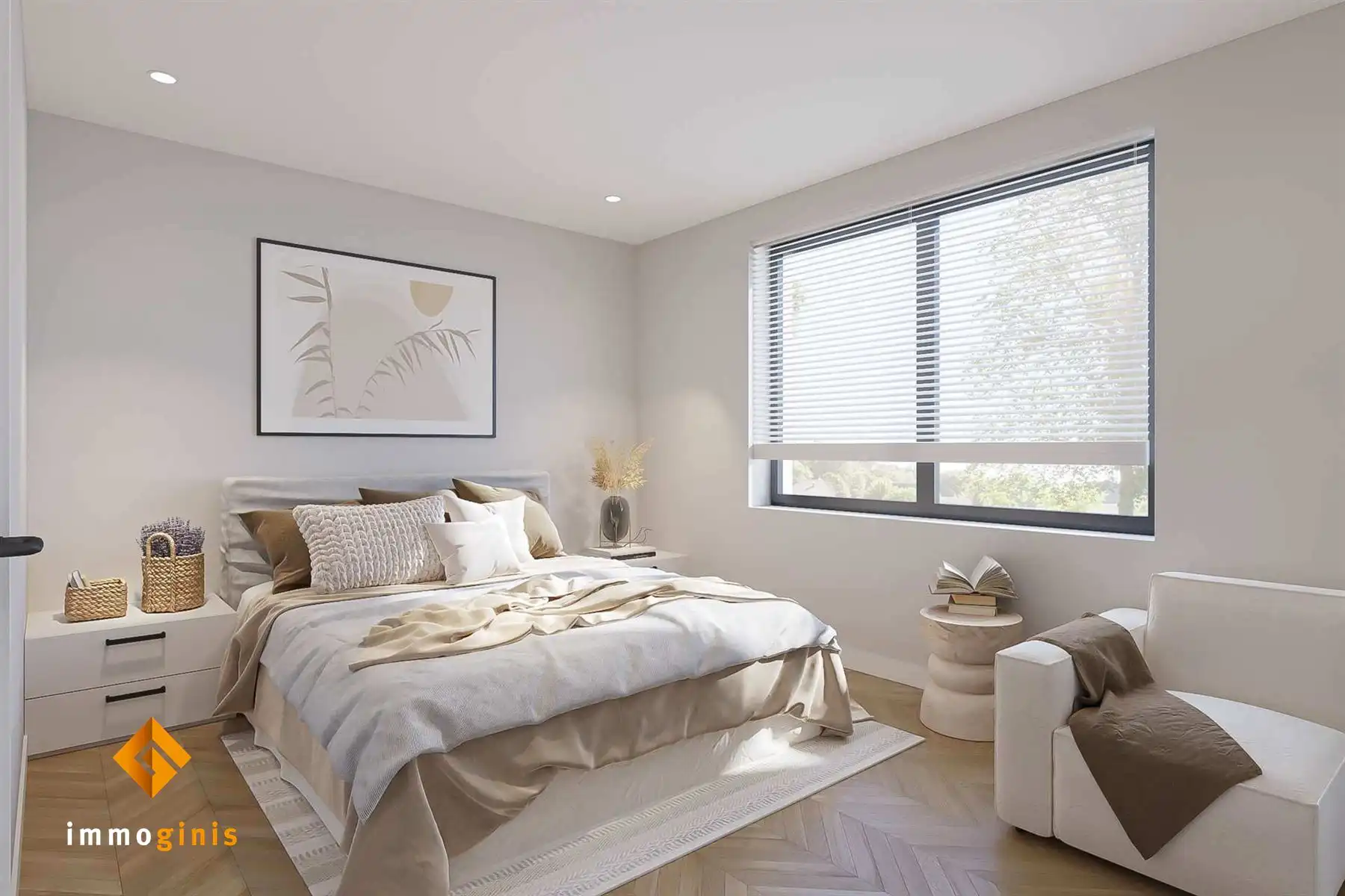 Gelijkvloers appartement met 2 slaapkamers en een gezellig tuintje.  foto 6