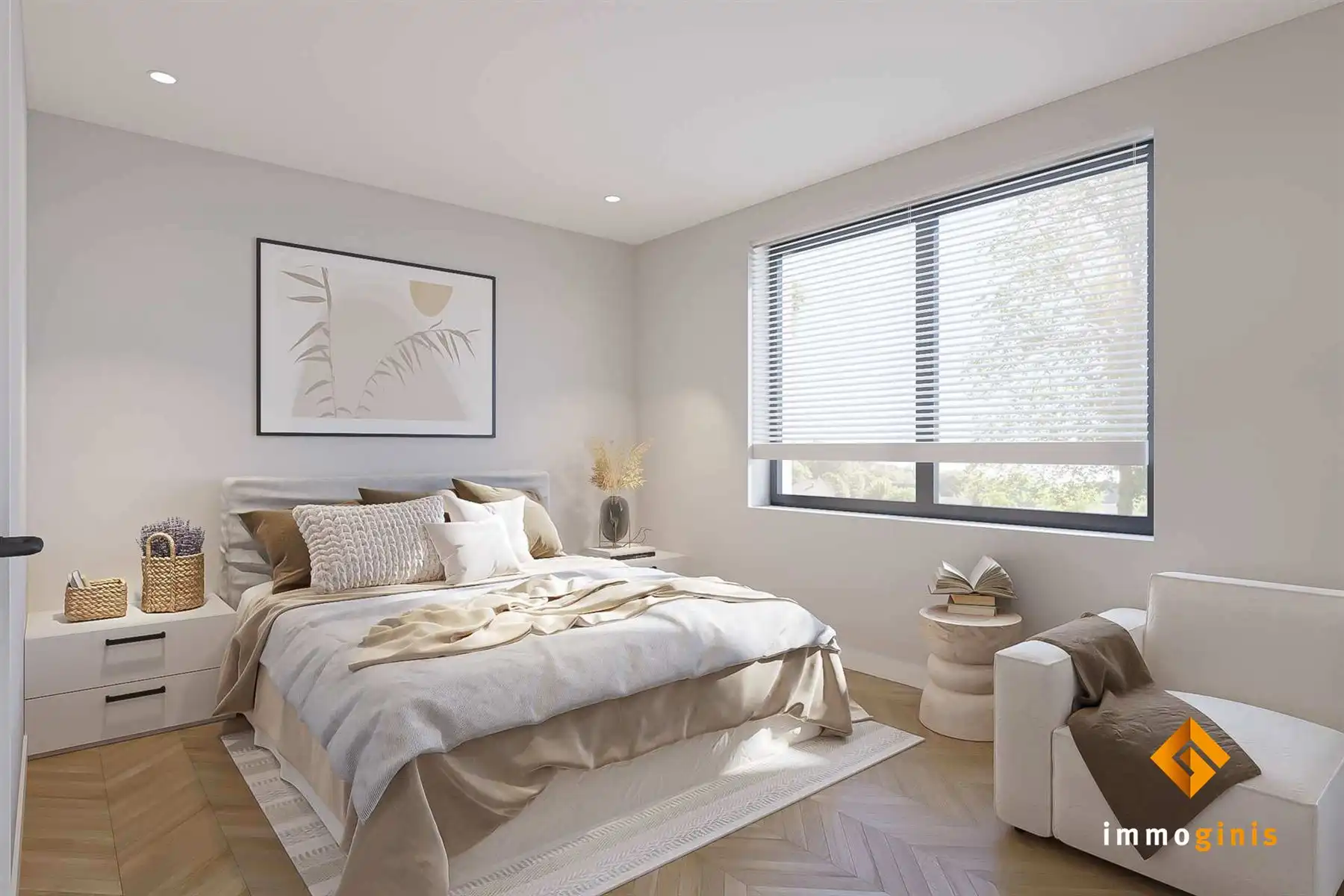 Gelijkvloers appartement met 2 slaapkamers en een gezellig tuintje.  foto 6