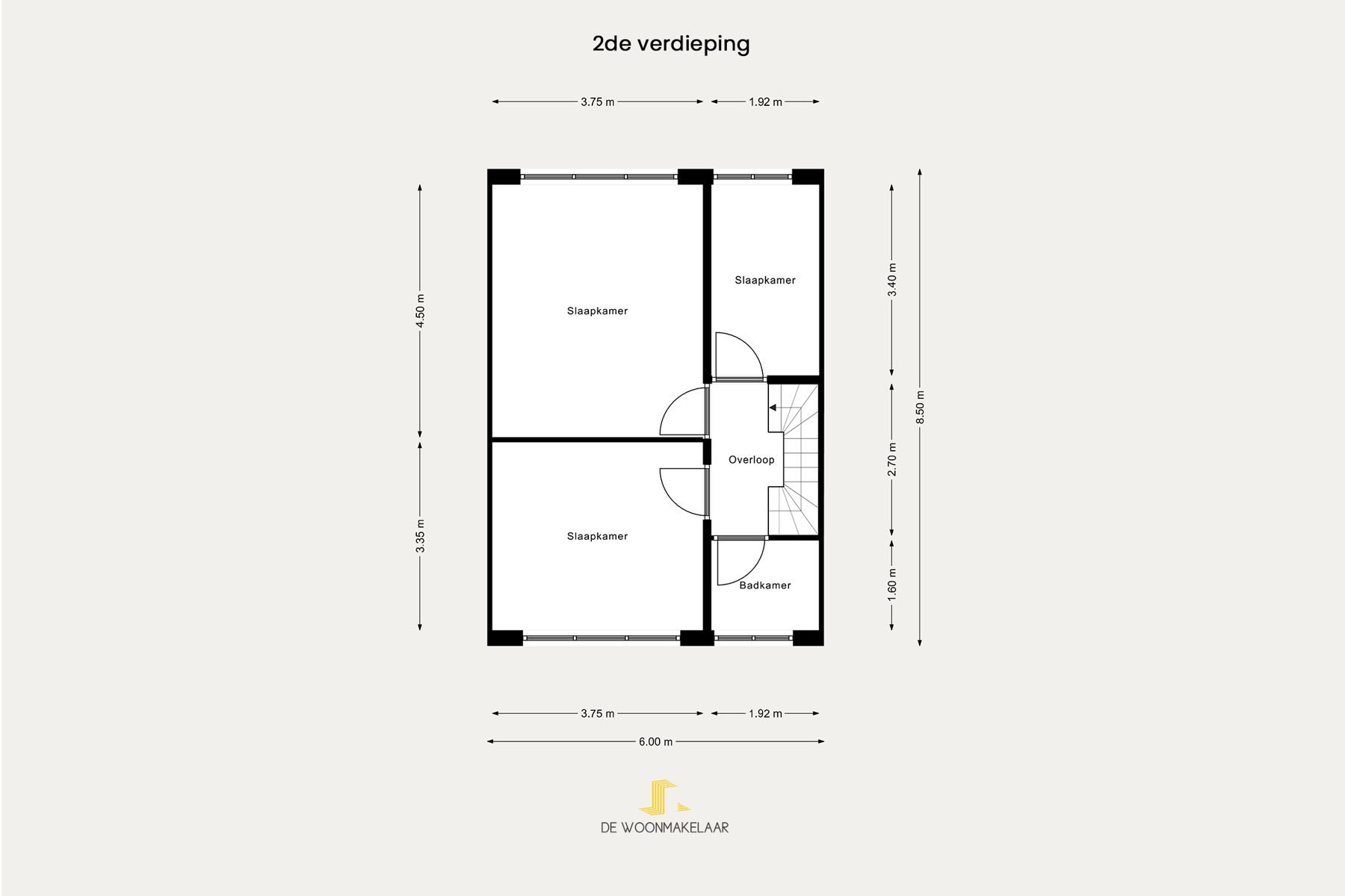 Centraal gelegen bel-etage woning met 3 SLK & ZW tuin foto 19