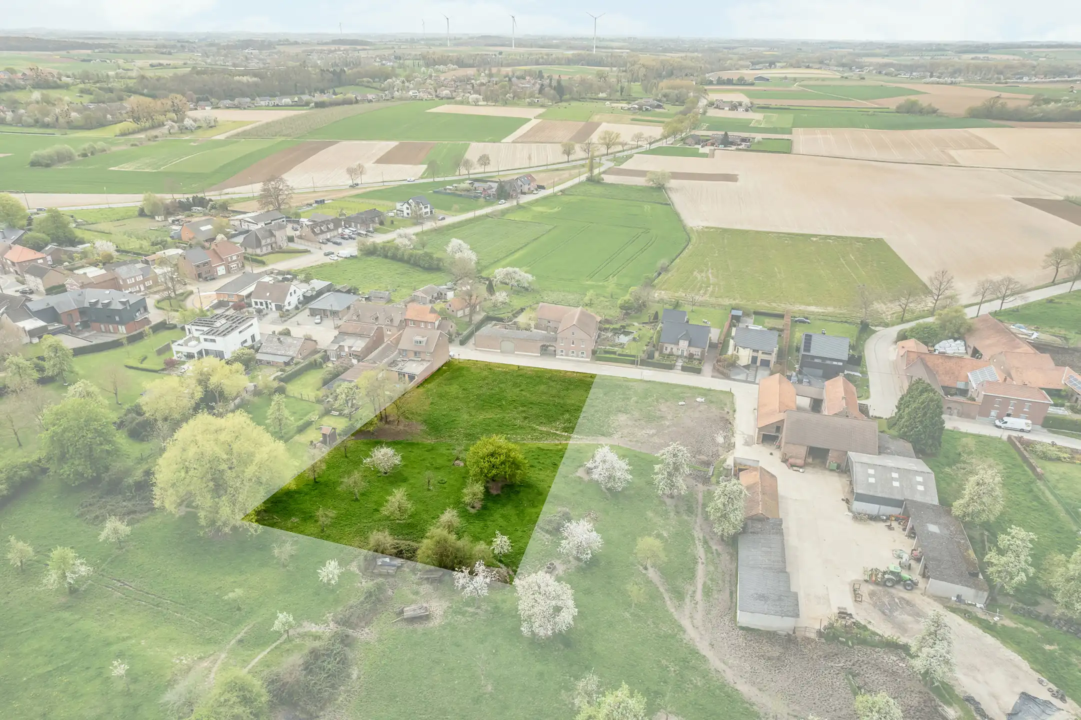 Riante bouwgrond 12a61ca te Kleine Spouwen foto {{pictureIndex}}