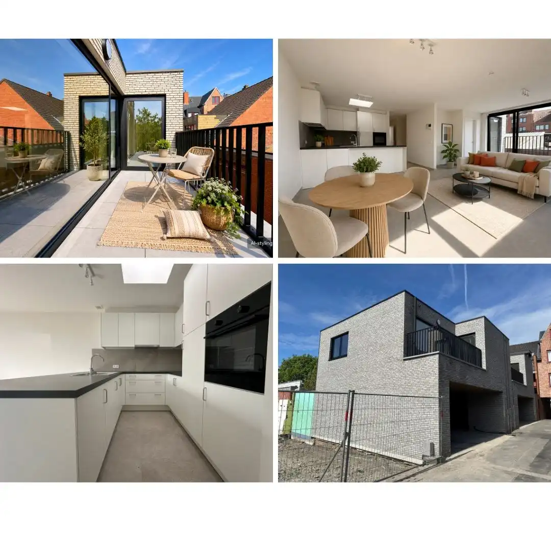 Instapklaar energiezuinig nieuwbouwappartement met mooi zonneterras, Torhout foto {{pictureIndex}}