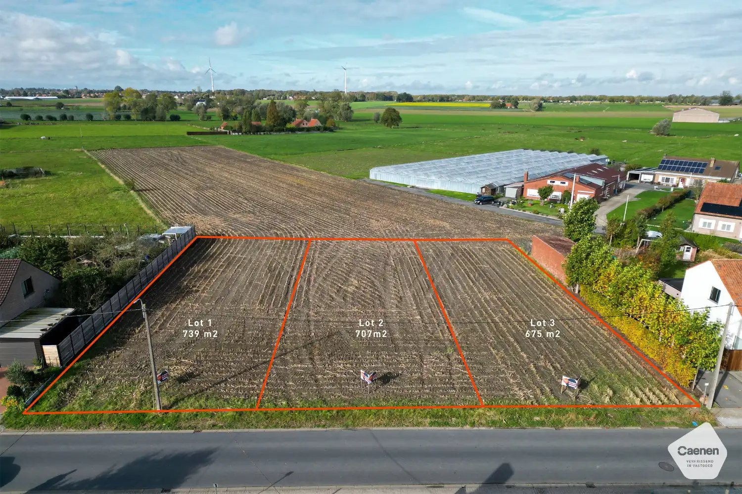 Mooi perceel voor open bebouwing op landelijke ligging – Ruddervoorde foto {{pictureIndex}}