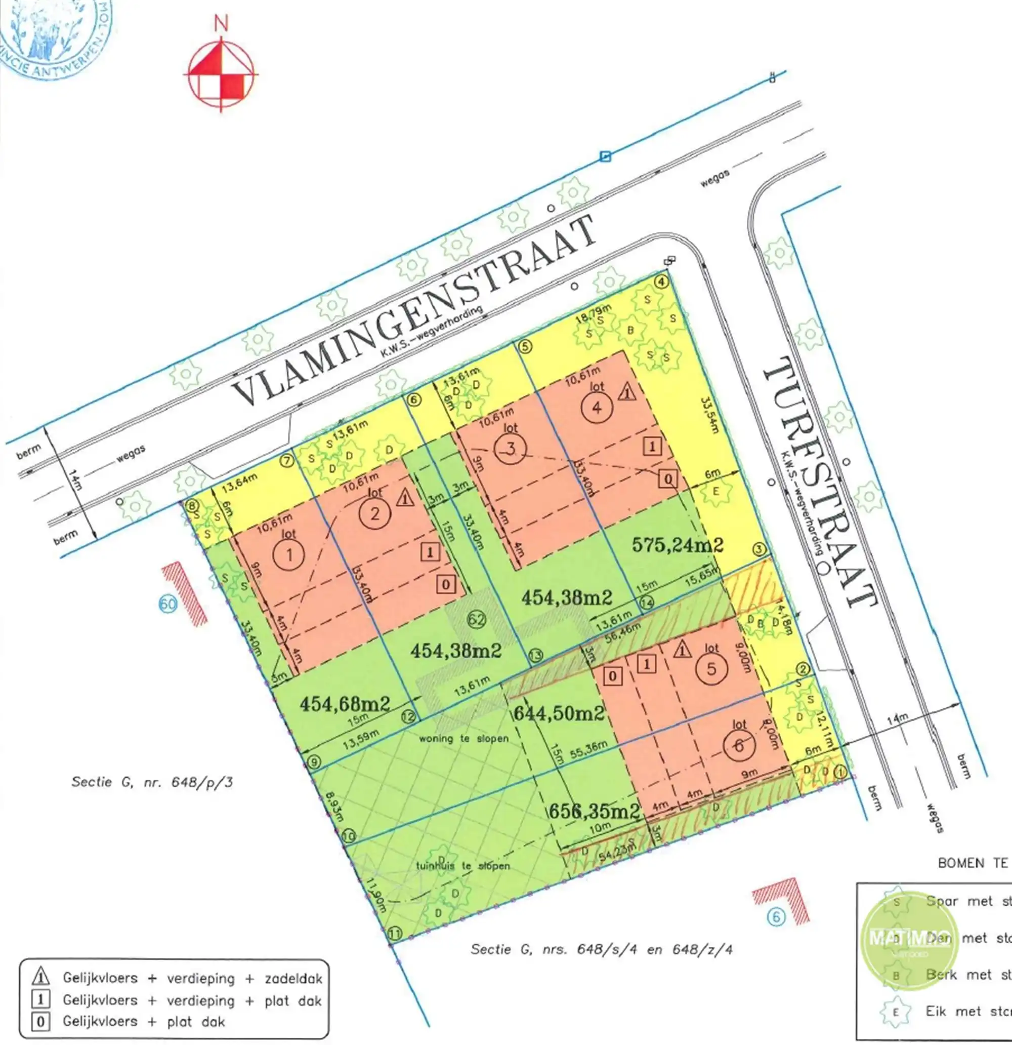 Bouwgrond voor HOB met een oppervlakte van 454 m² te Mol foto 2