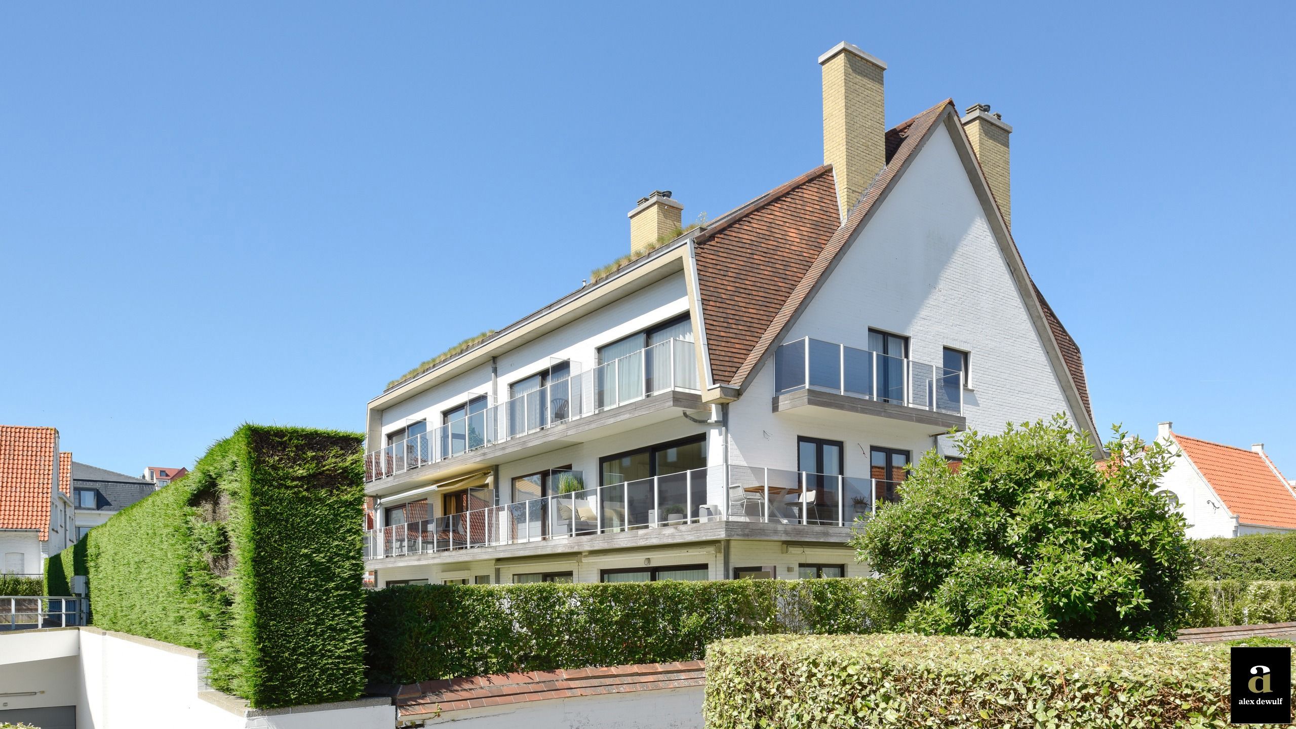 Uniek hoekappartement (3 slpk) met terrassen te Duinbergen  foto 16