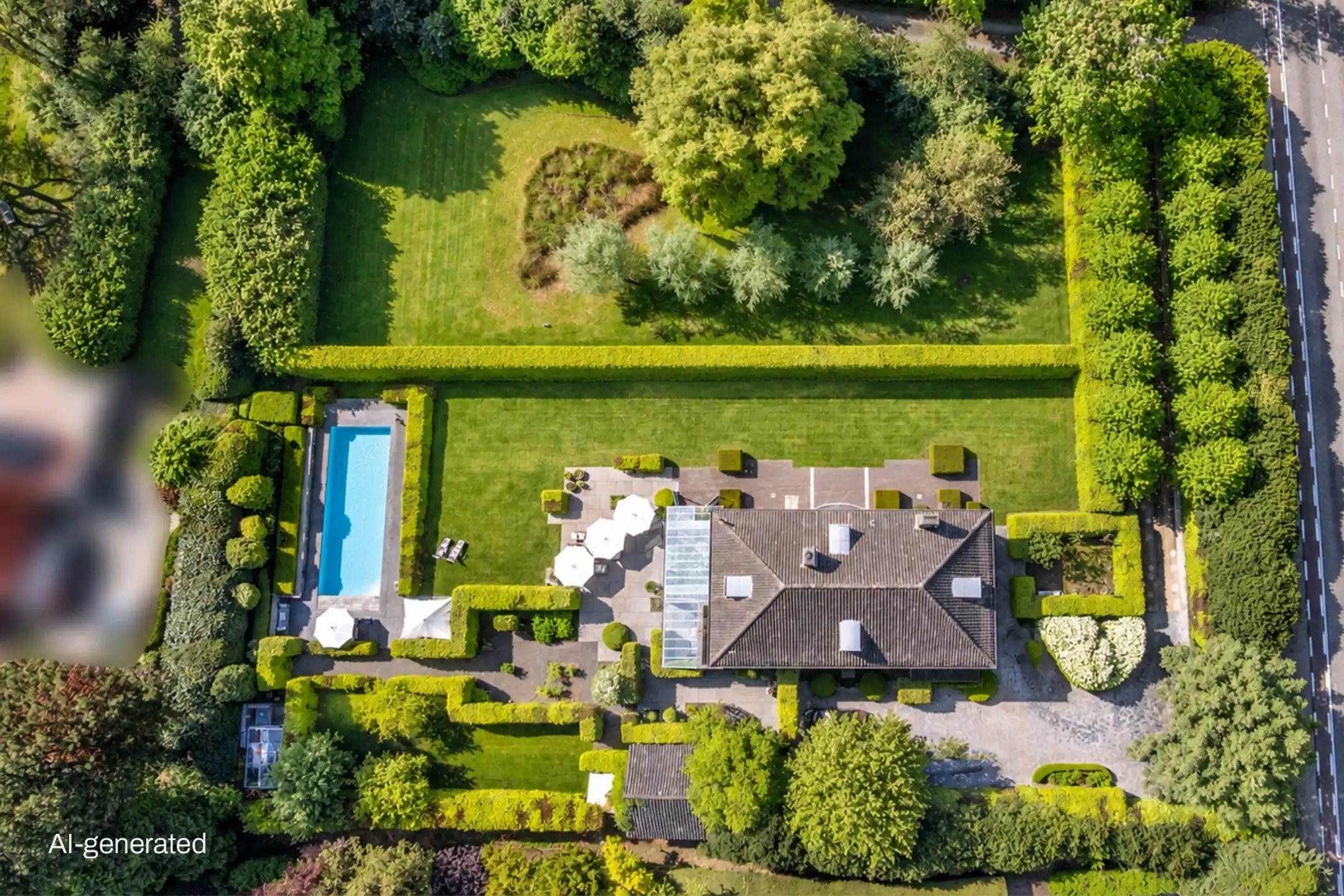 Statige luxevilla op royaal perceel van 2238 m² met zwembad foto 3