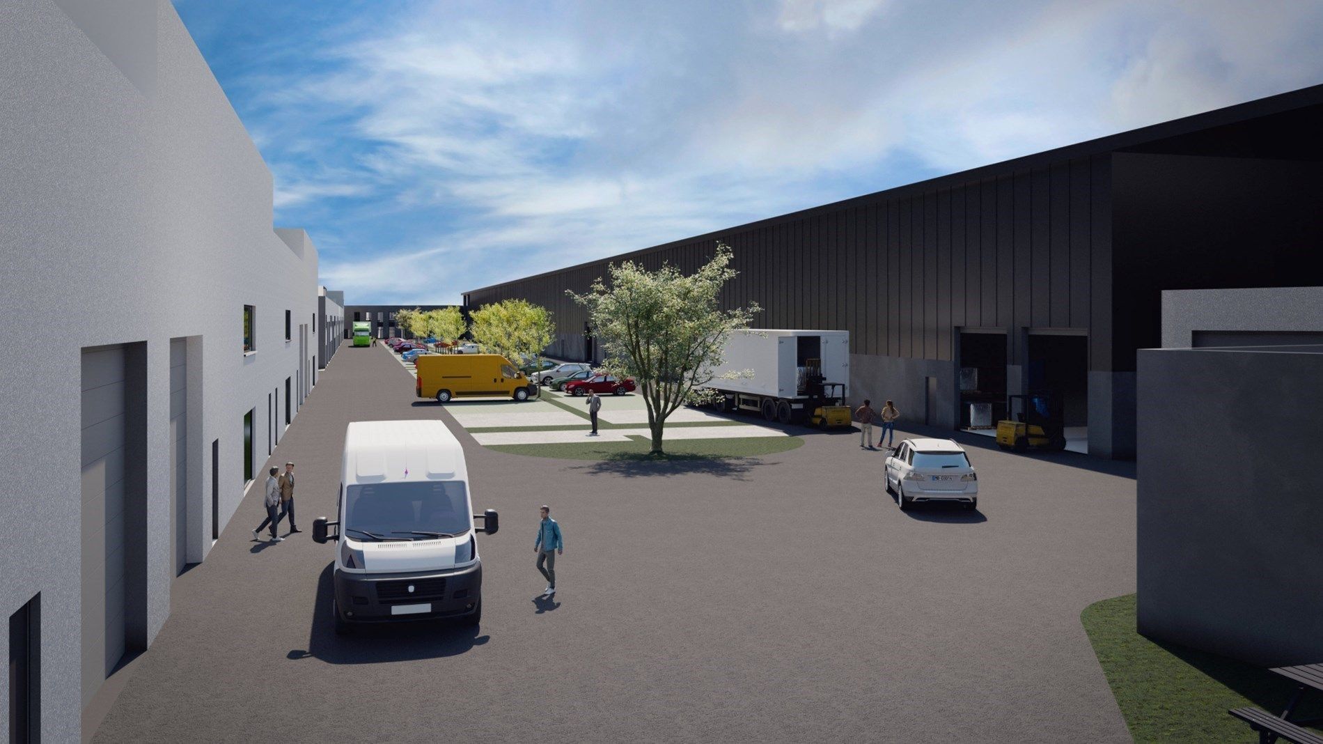 Nieuwbouw loods te koop in Gent foto {{pictureIndex}}