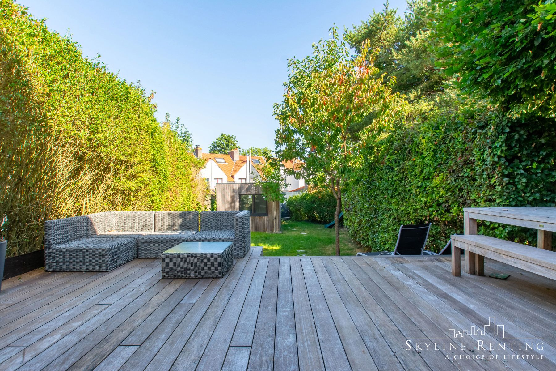 LICHTRIJK - Gemeubeld huis - 3k. met TUIN en TERRAS ! foto {{pictureIndex}}