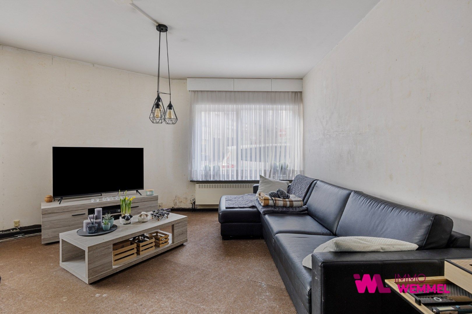 Gelijkvloersappartement met 2 slaapkames en kelder. foto 7