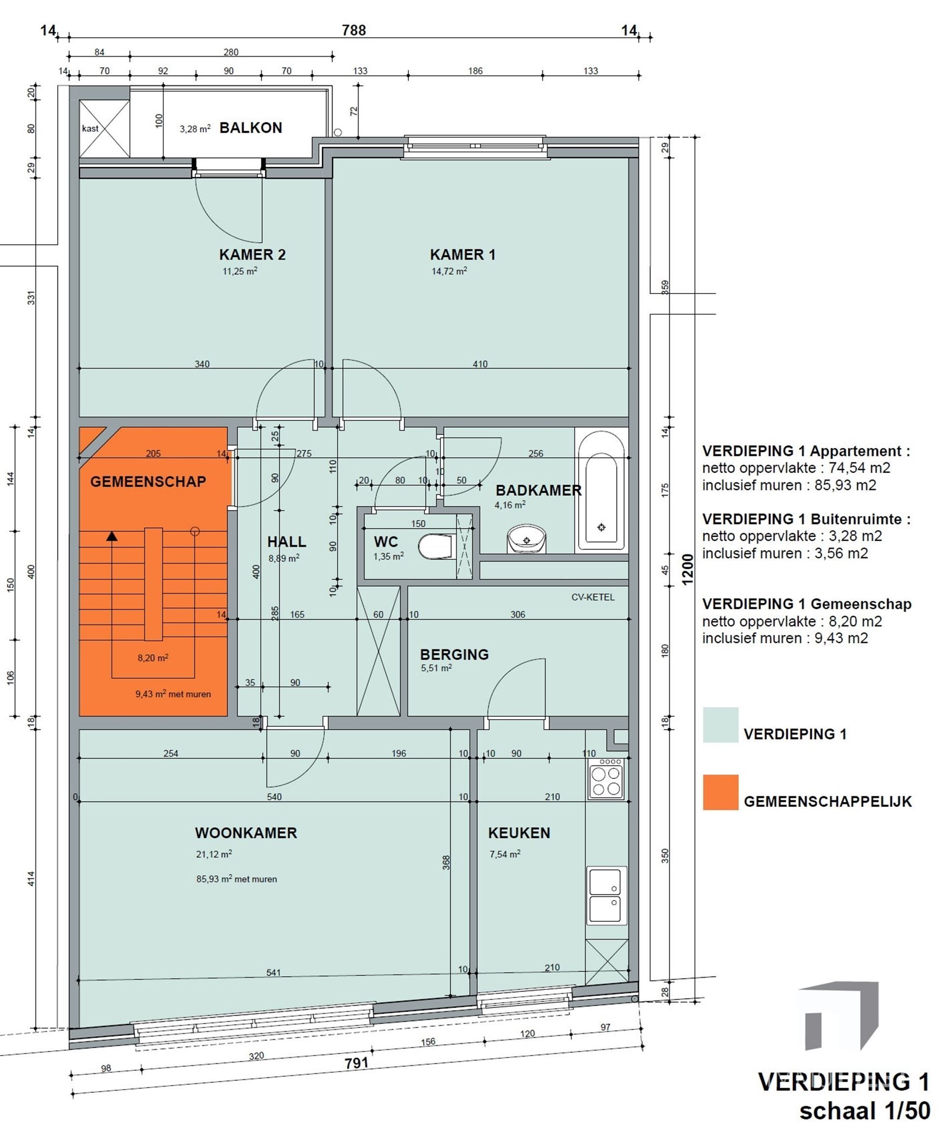 Gebouw met 3 appartementen nabij centrum Diest foto 3