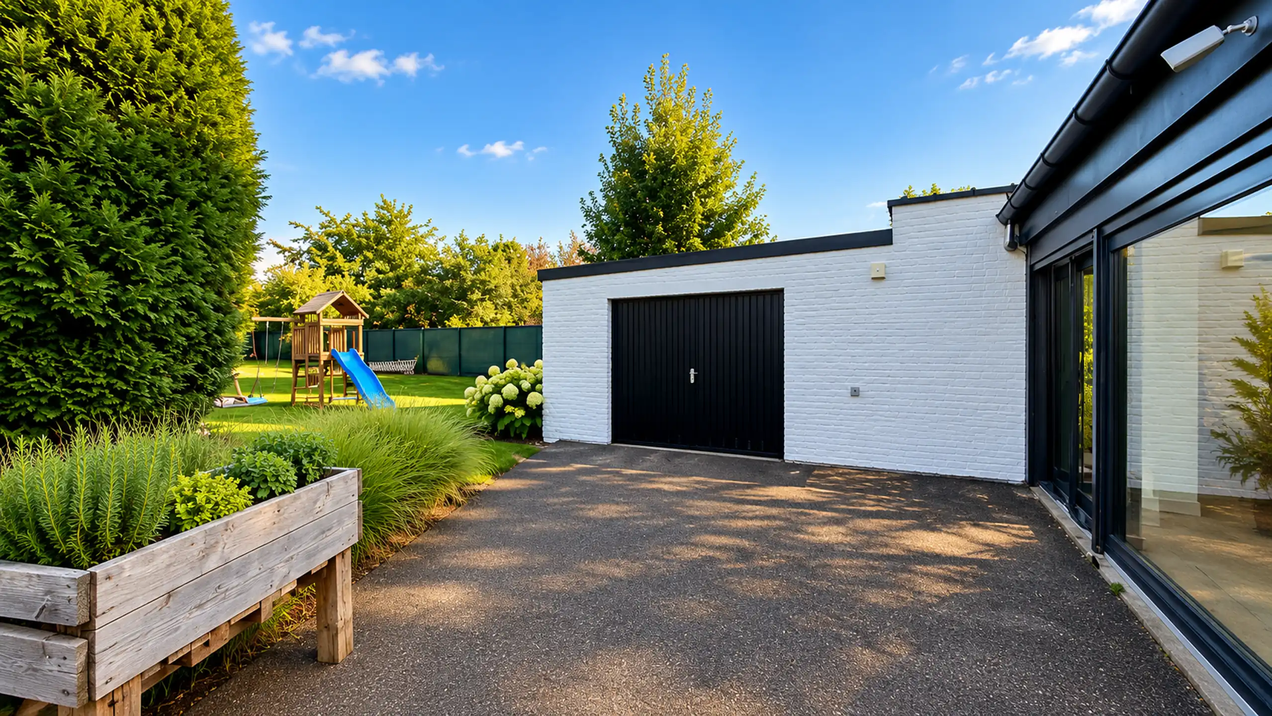 Halfopen bebouwing met 3 slaapkamers, garage en ruime tuin! foto 44