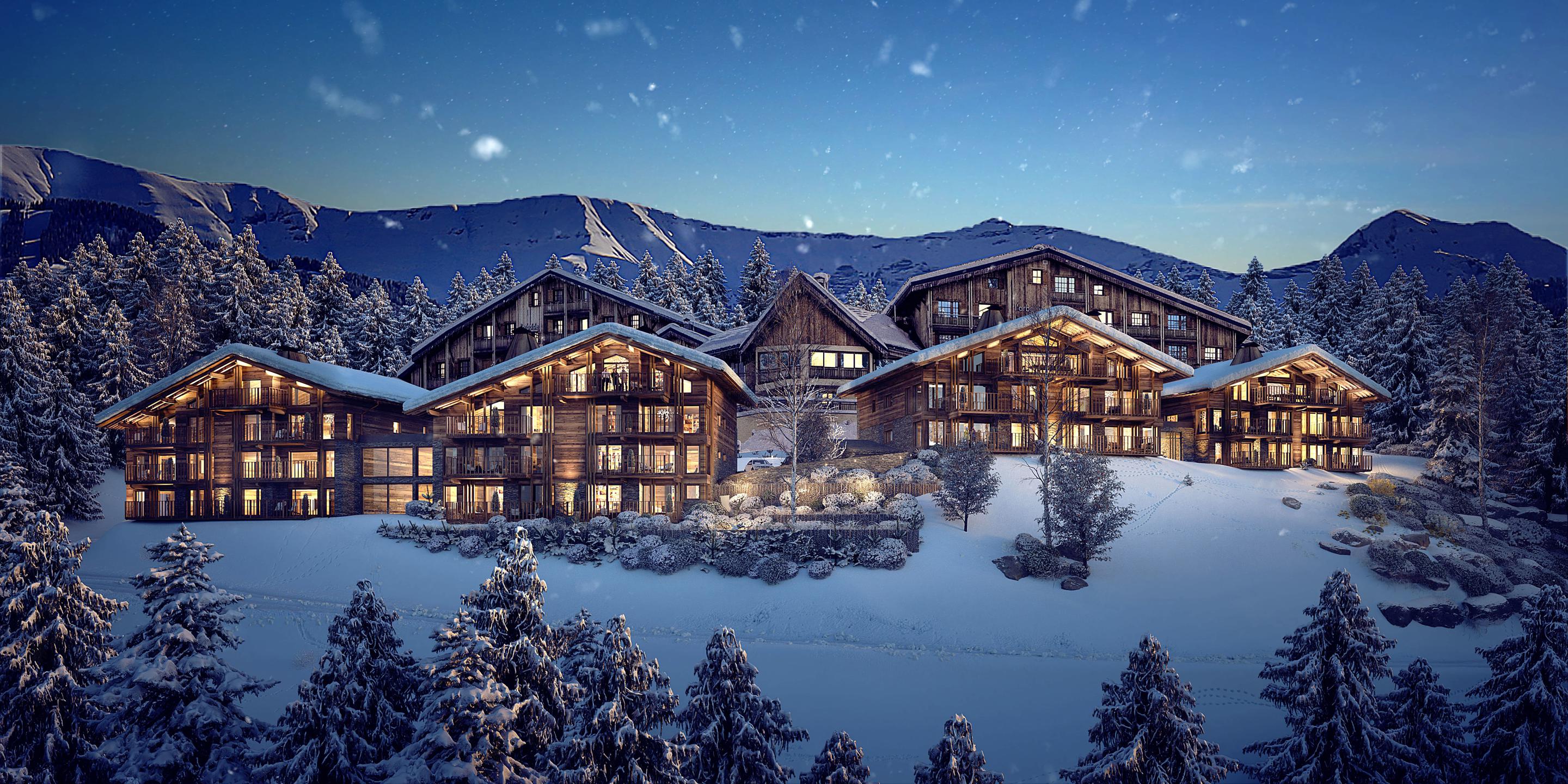 Haute Savoie / MEGEVE / "Les chalets de l'Observatoire" / panoramisch uitzicht  foto 4