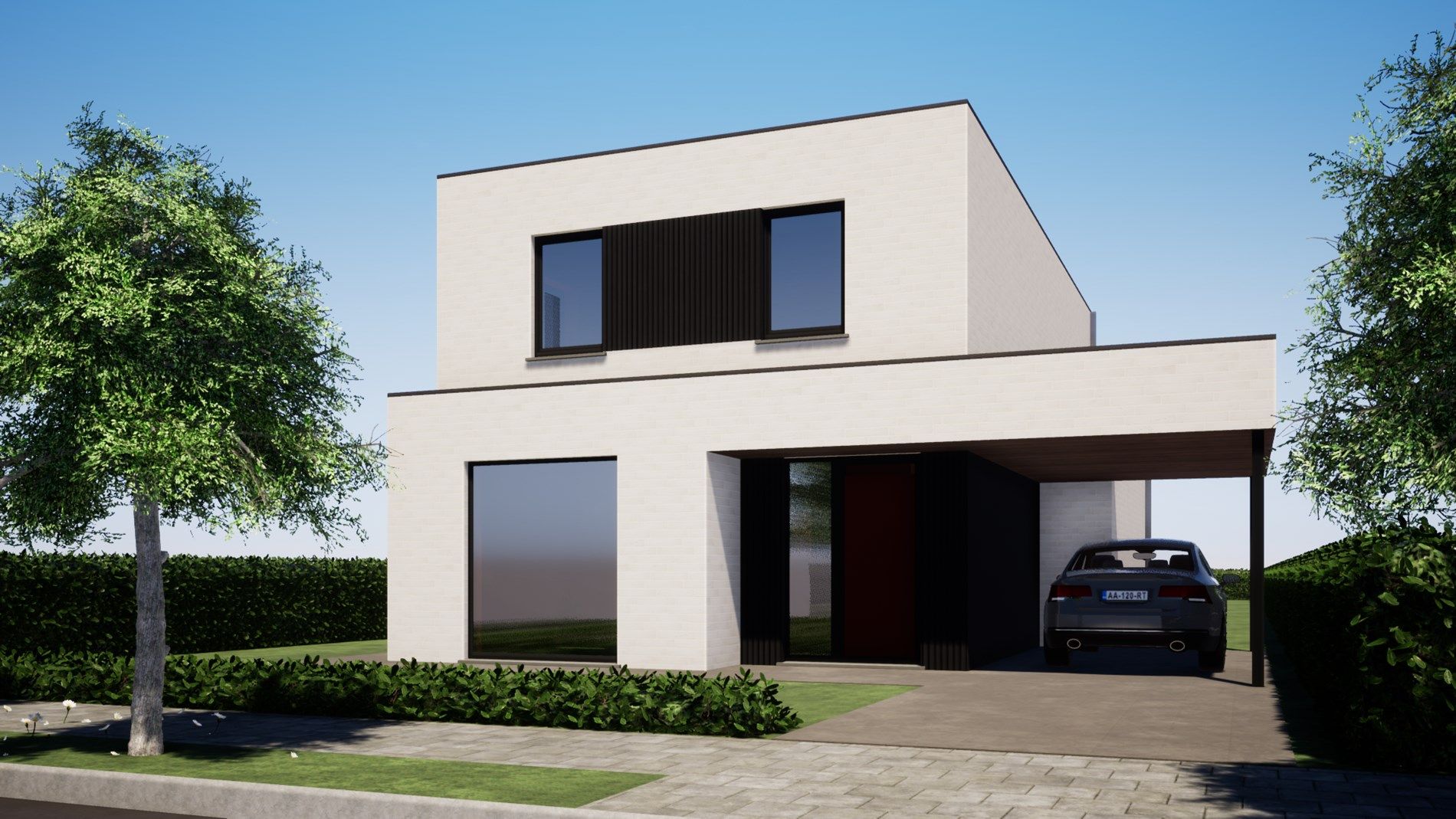 Exclusieve villa op 900 m² grond met landelijke verzichten op centrale ligging te Torhout foto {{pictureIndex}}