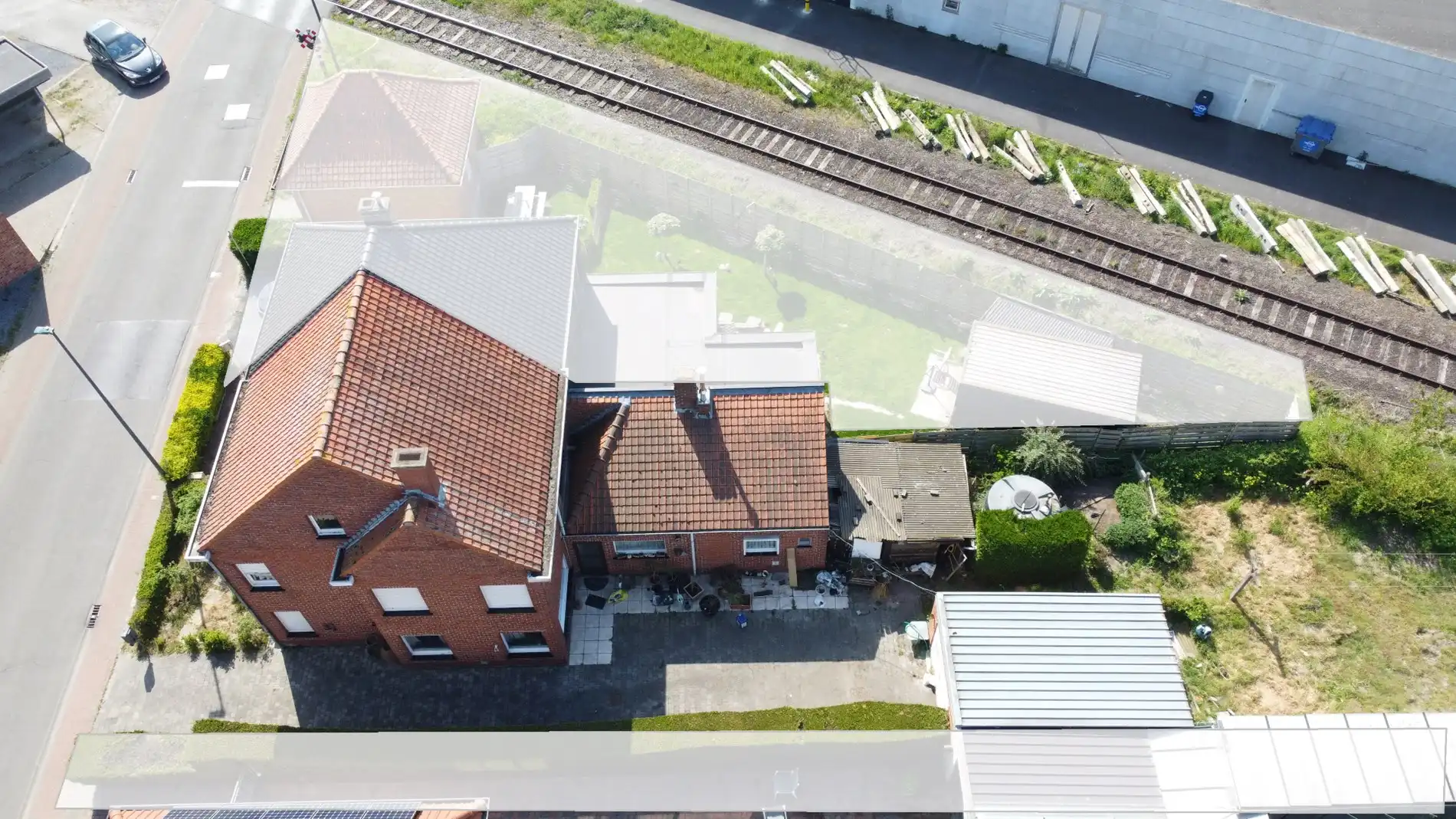 Halfopen bebouwing met garage en tuin - rand centrum Maldegem foto 30