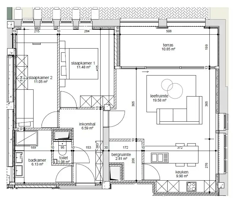 NIEUW APPARTEMENT MET MOOI TERRAS - AMBIORIXSITE foto 12