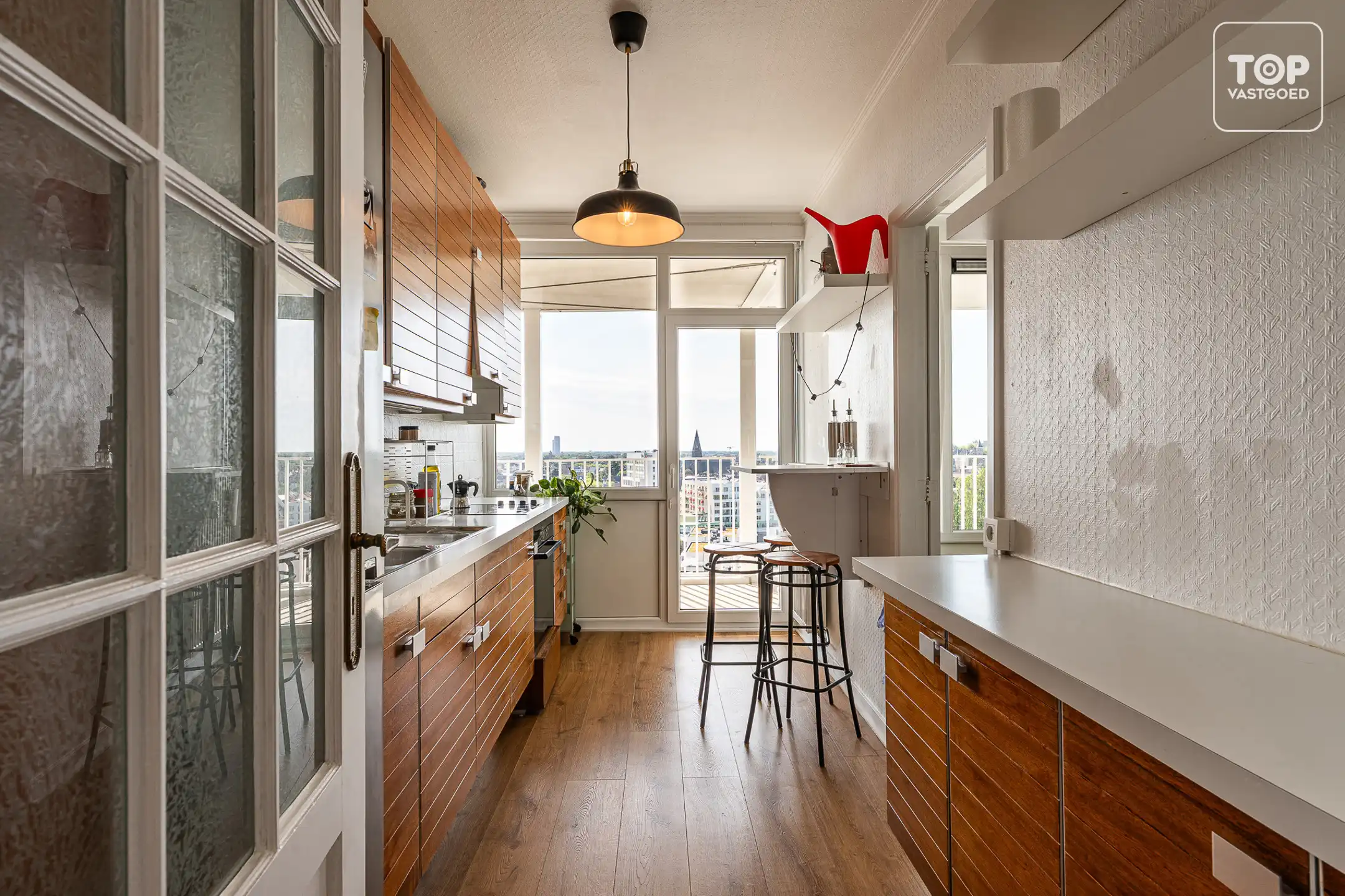 Lichtrijk appartement met groot terras en prachtig zicht over Gent foto 7