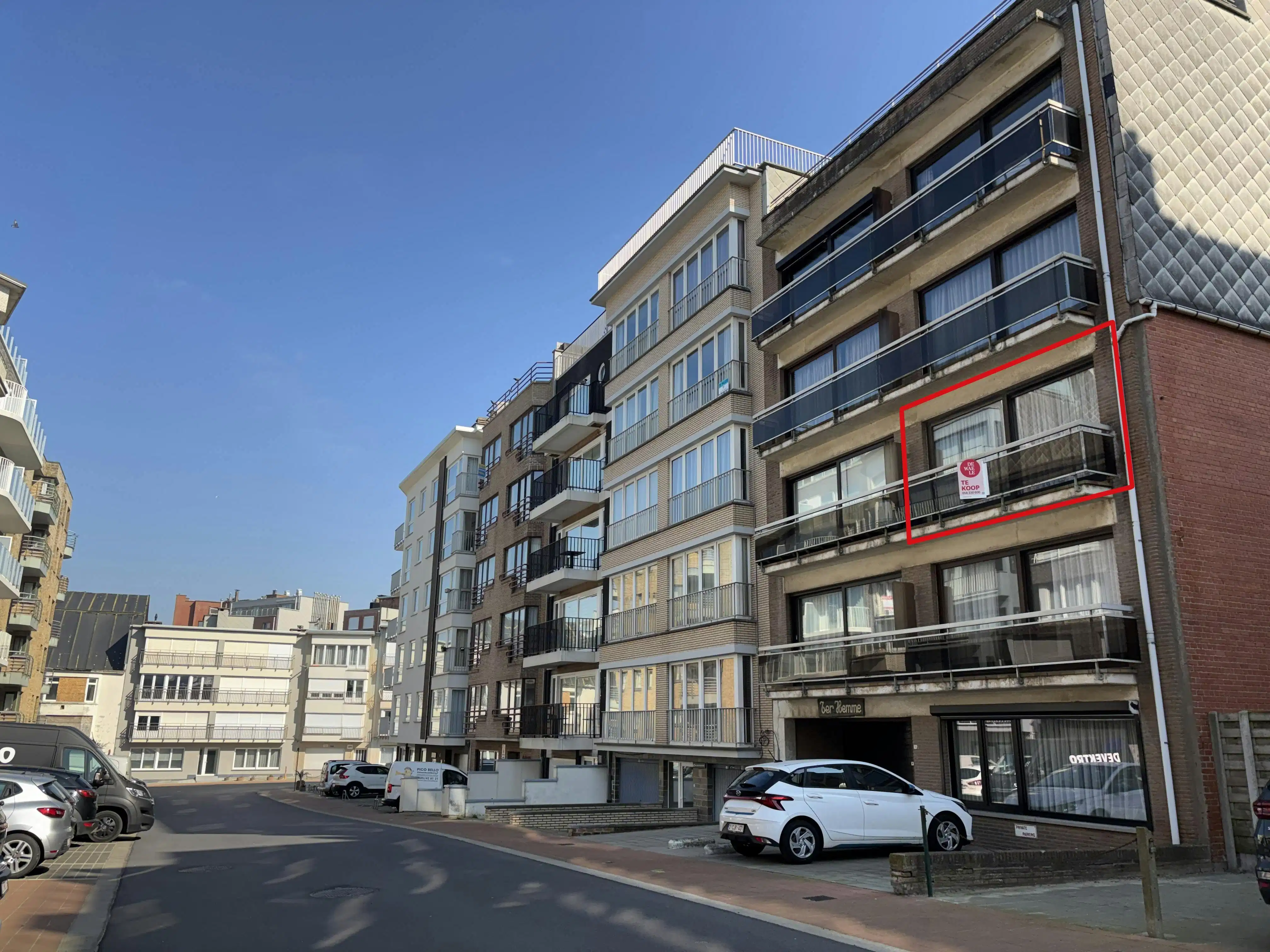 Appartement met 2 slaapkamers vlakbij zee te Koksijde foto {{pictureIndex}}
