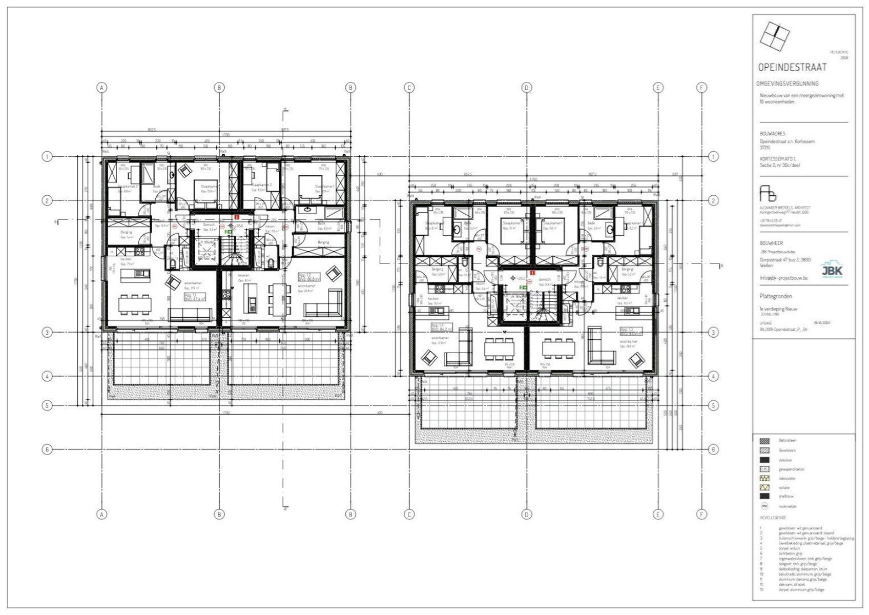 Residentie Van Bellis: Nieuwbouwappartement op de eerste verdieping met 2 slaapkamers in Kortessem, 84 m² bewoonbare oppervlakte en terras van 24 m² inclusief ondergrondse parkeerplaats en berging. foto 6