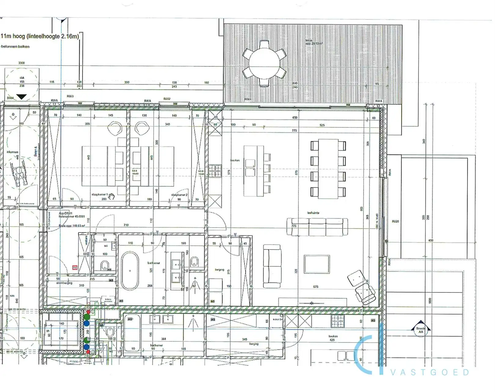 Gelijkvloers appartement met terras TE HUUR in Lochristi foto 20