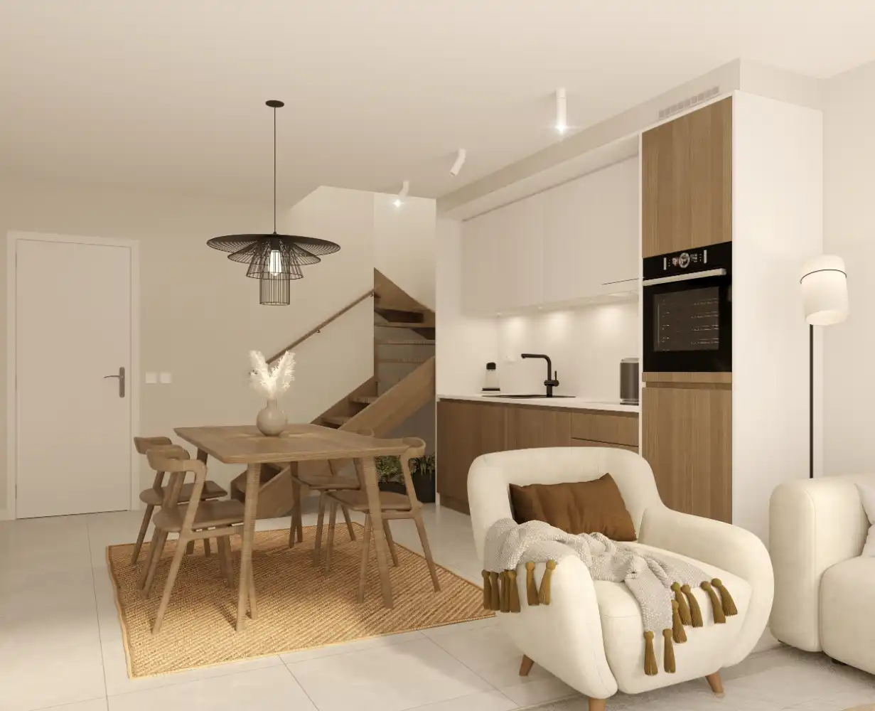 Nieuwbouwproject met vakantiewoningen en appartementen in een groene omgeving. foto 5