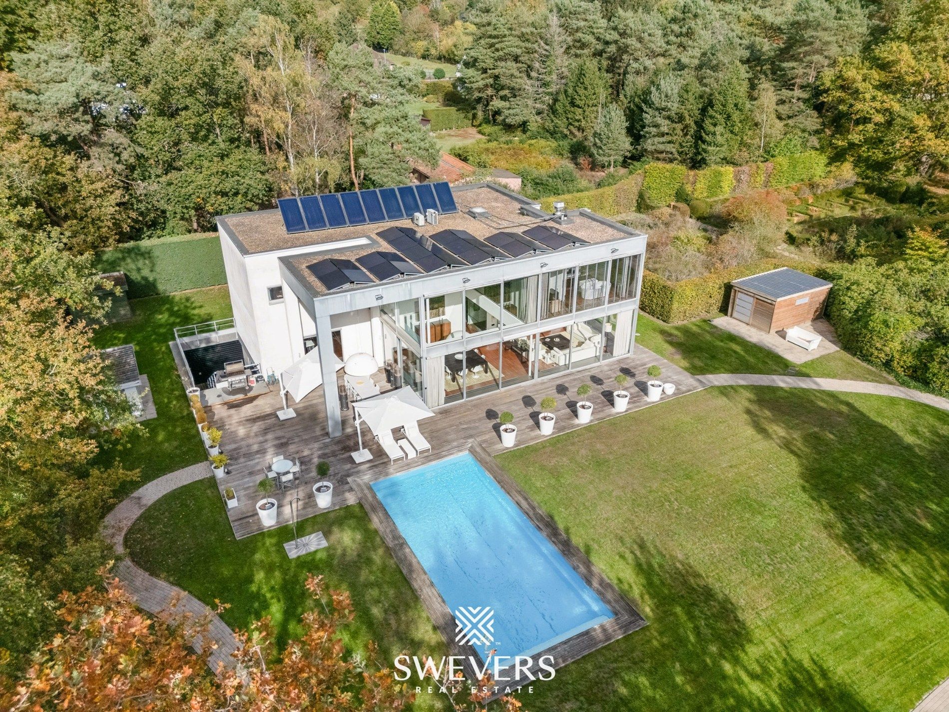 Exclusieve villa ( 618 m2 ) op een droomlocatie ( 28a 13ca ) in de residentiële bloemenwijk van Bolderberg foto 41