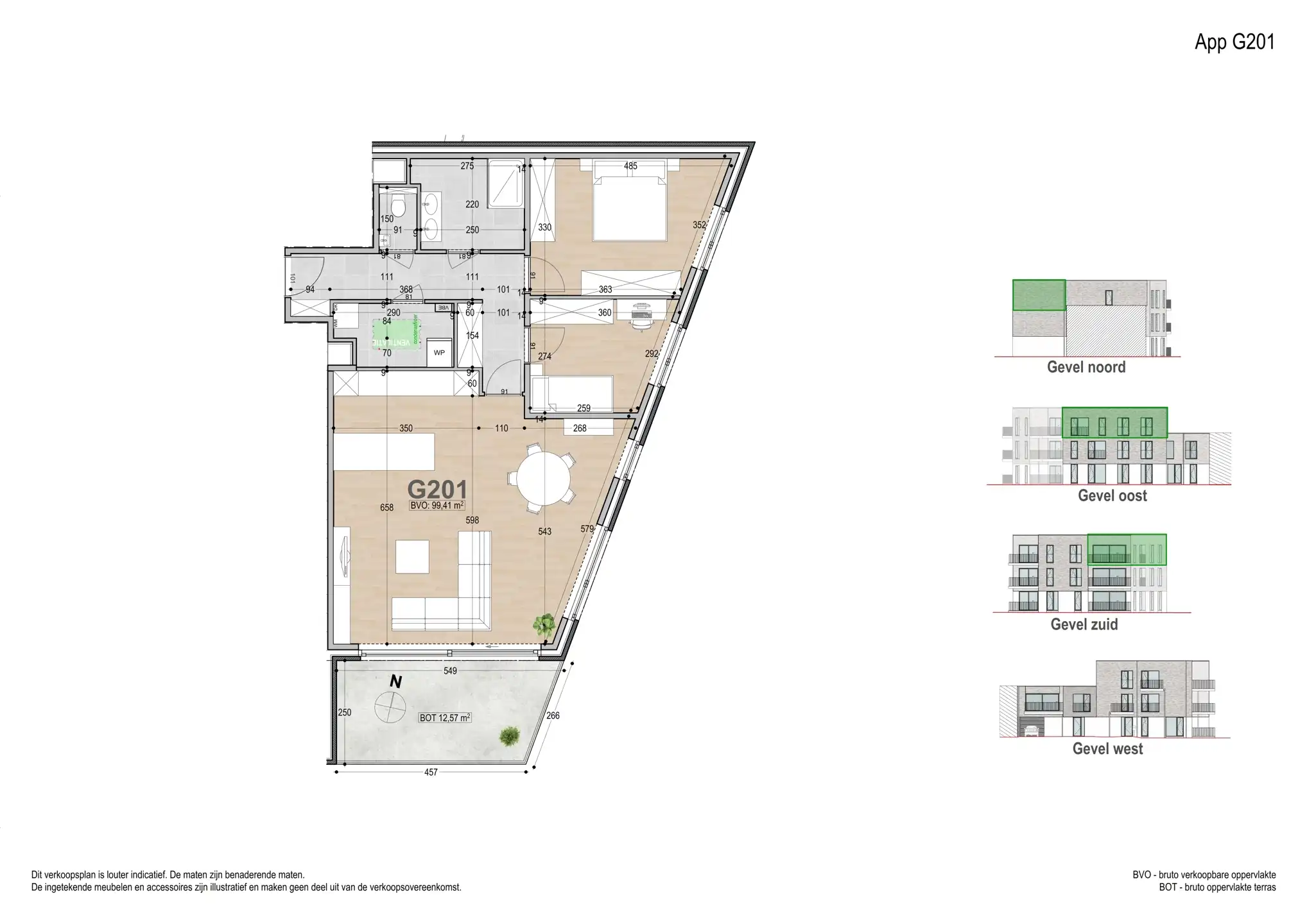 Nieuwbouw appartement met 2 slaapkamers foto 9