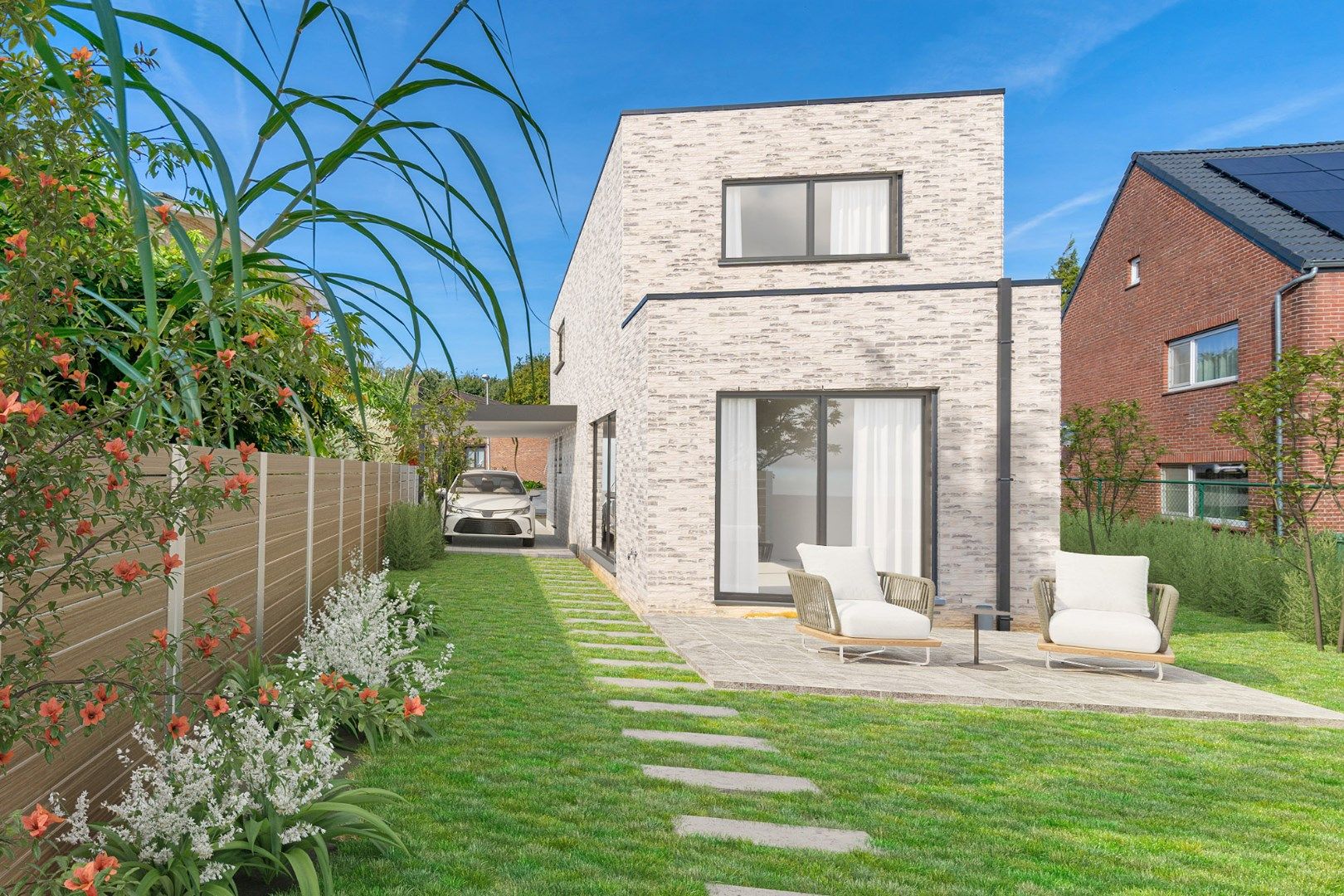 Moderne woning met vier slaapkamers foto 19
