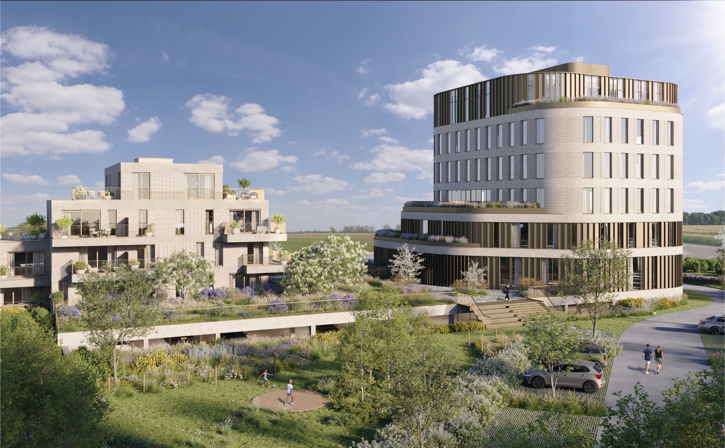 UNIEK, GROEN WOONPROJECT OP VOORMALIGE KBC SITE foto 5