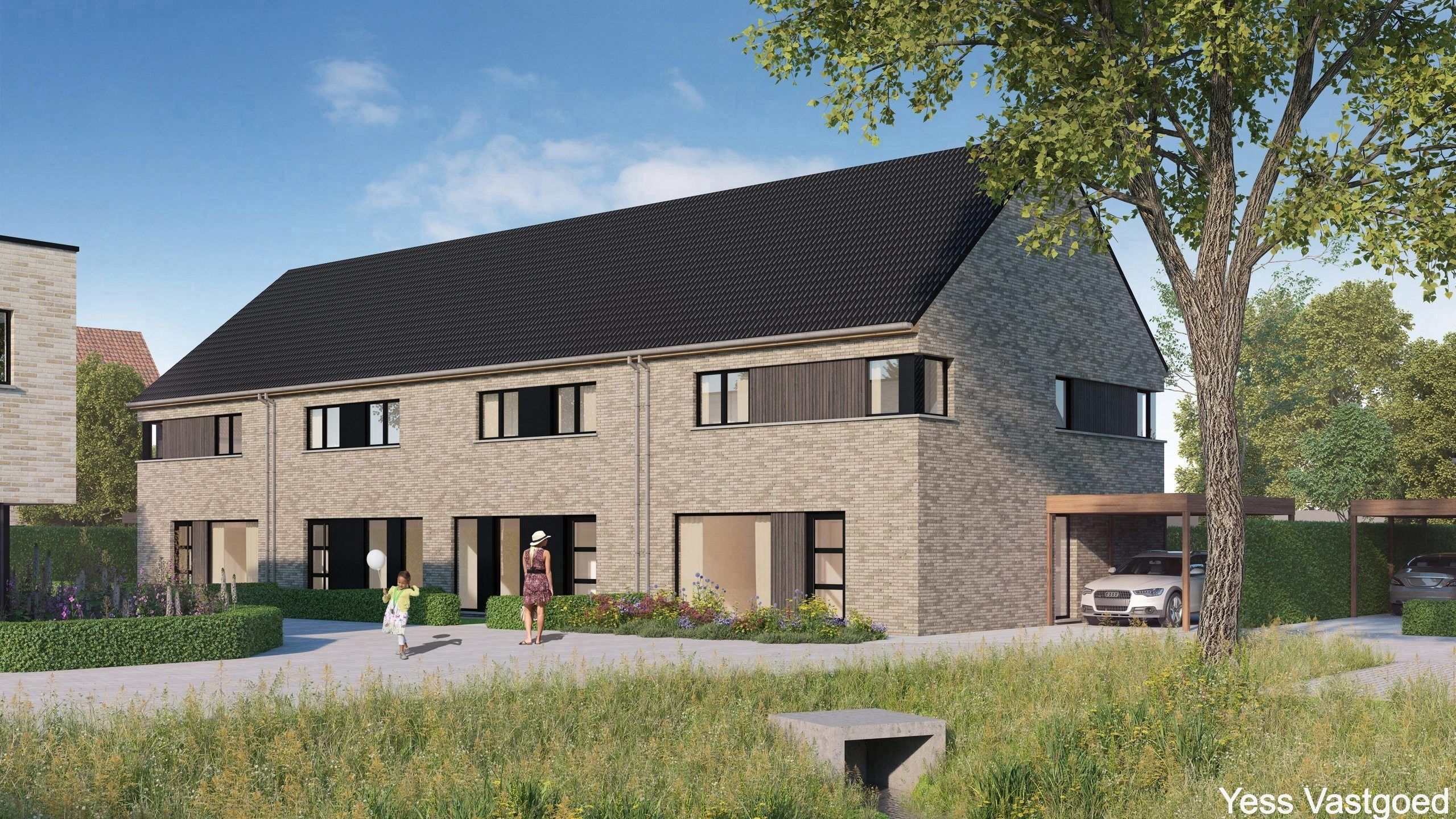 Nog 13 nieuwbouwwoningen te Mouterijstraat - Gistel! foto {{pictureIndex}}