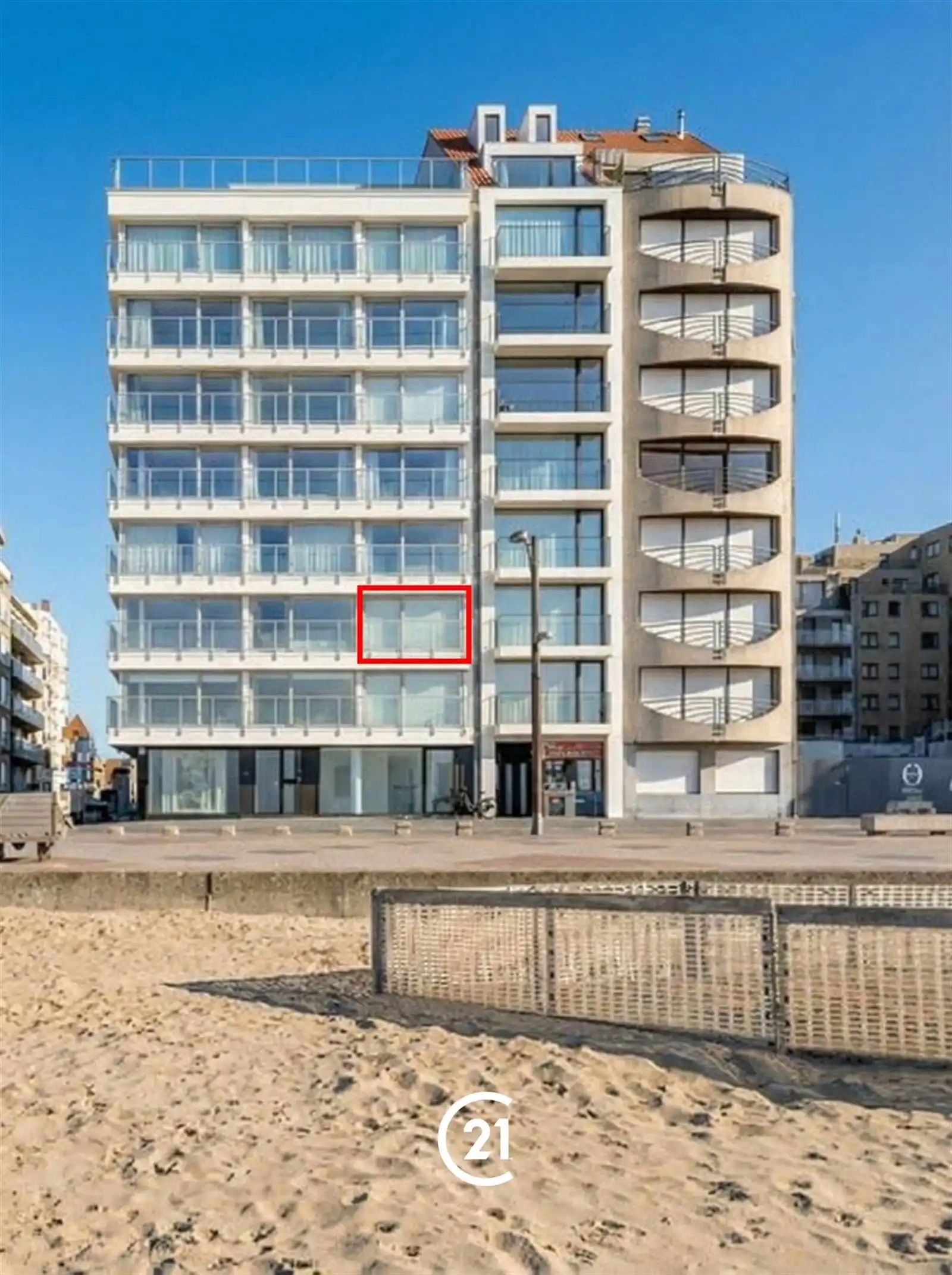 Frontaal zeezicht in beste stuk Zoute3 slpks foto 24